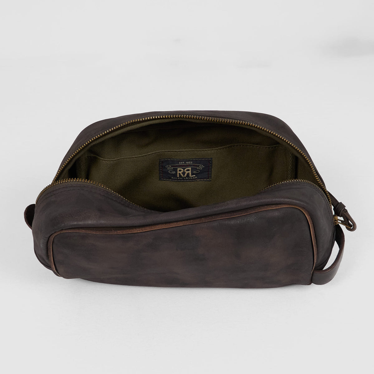 Double RL  Leather Travel Case