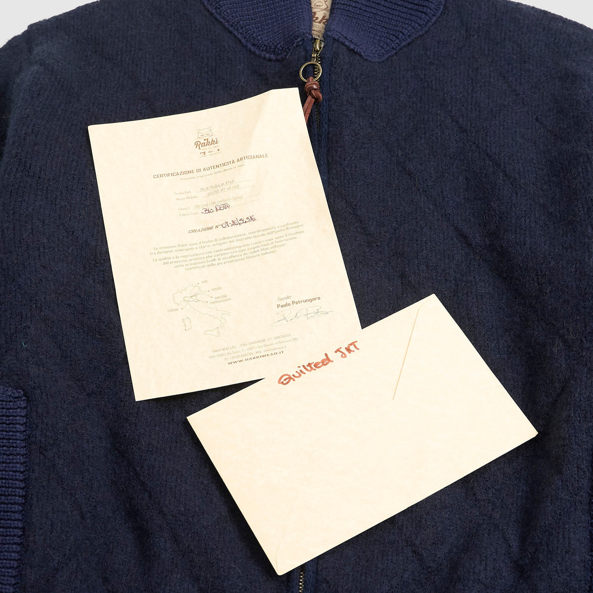 Rakki Quilted Baby Camel Blend Zip Cardigan Steve McQueen Jacket