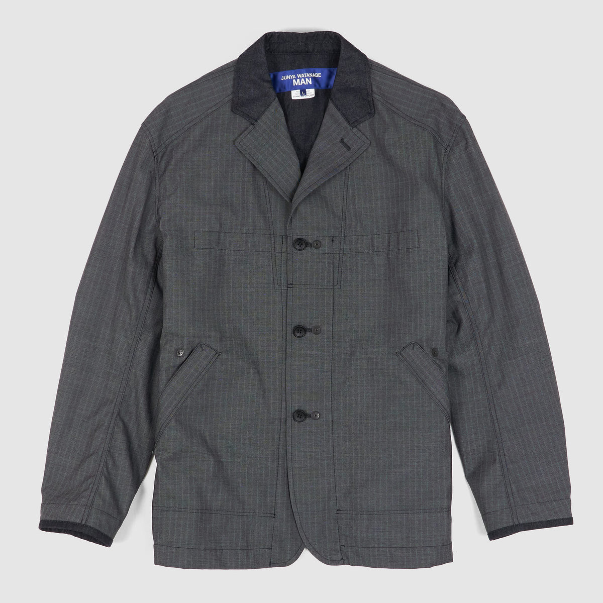 Junya Watanabe Man Reversible Pinstripe Blazer