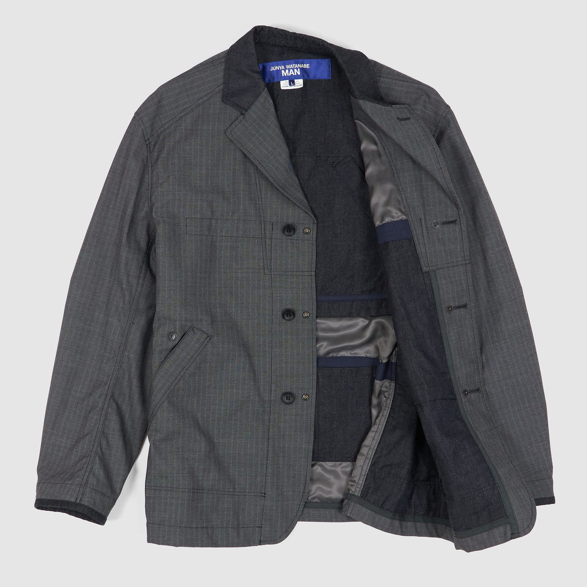 Junya Watanabe Man Reversible Pinstripe Blazer