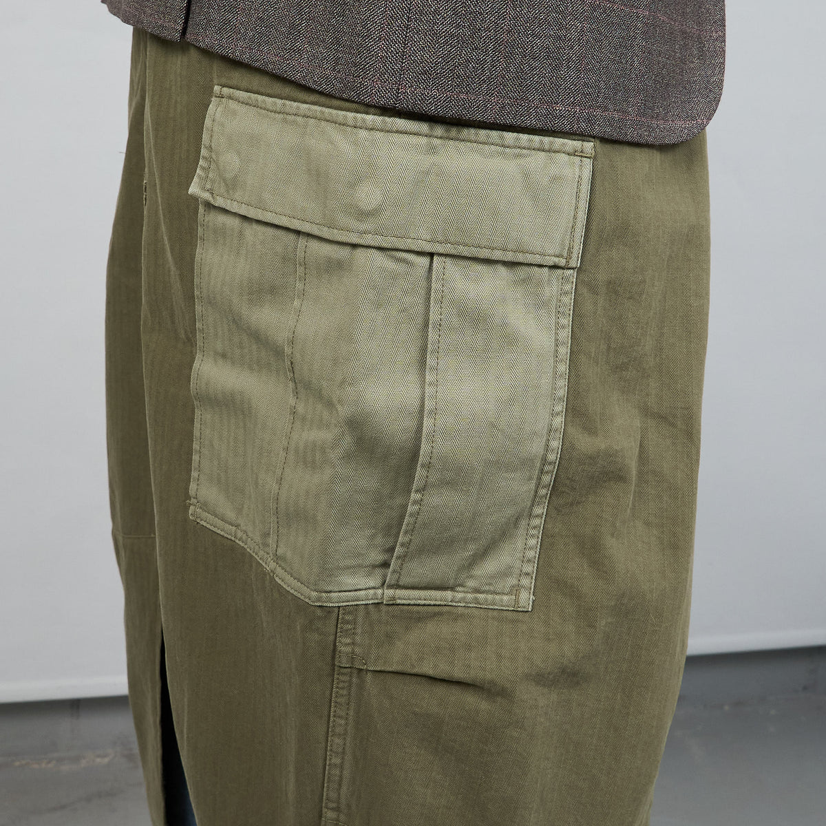 Junya Watanabe Man Wool Blazer W/Attached  Cargo Trousers