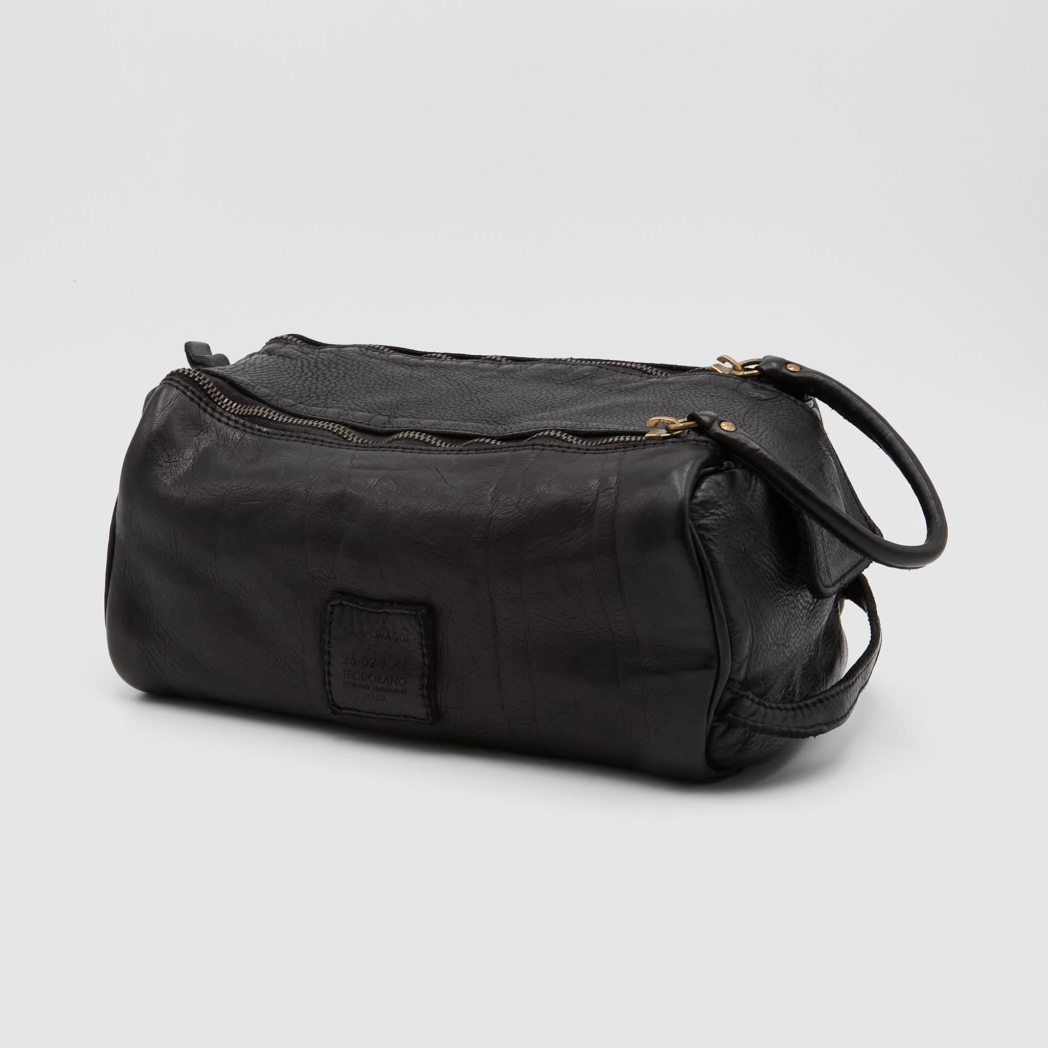 Campomaggi Canvas/ Leather Travel Kit - DeeCee style