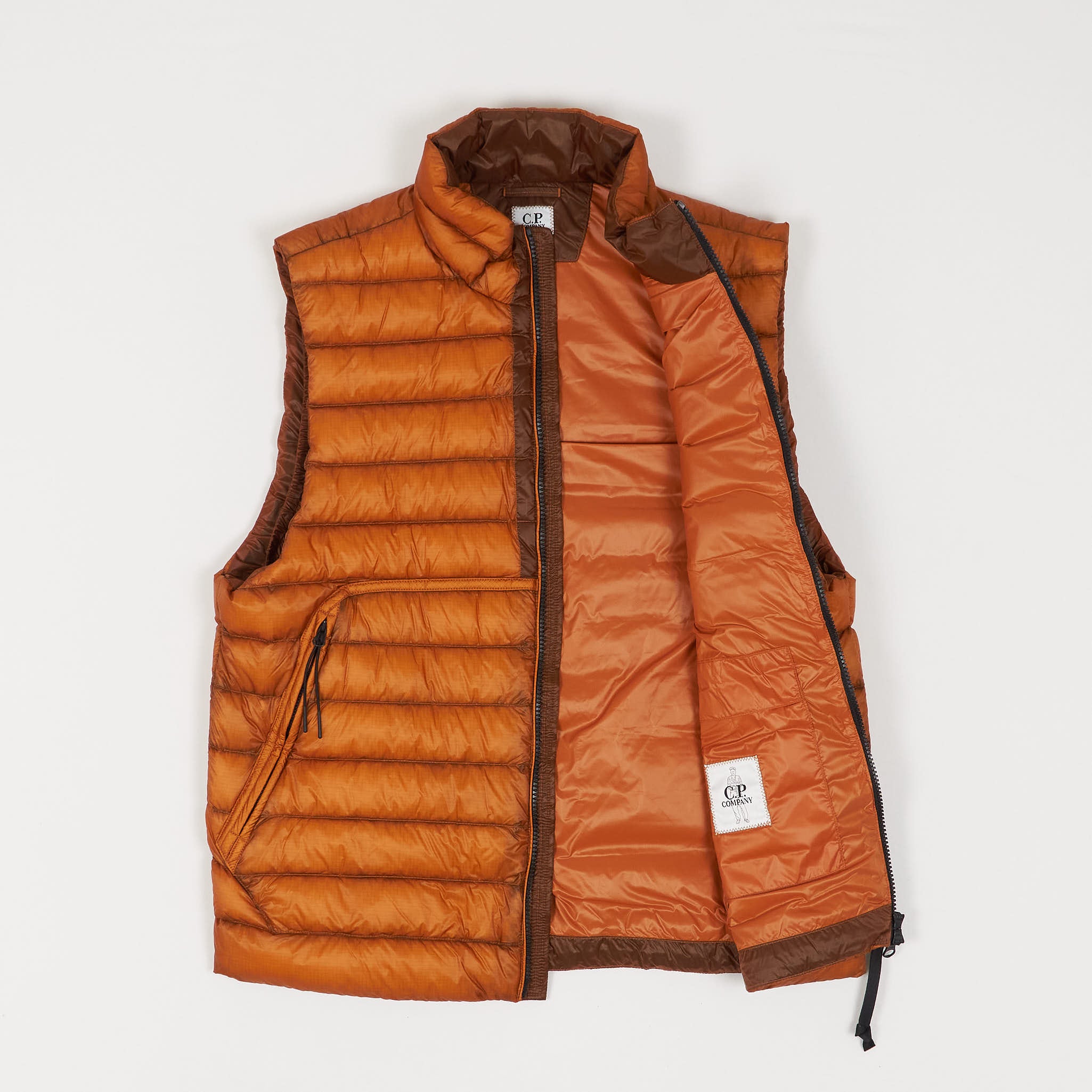 トップス C.P. COMPANY-GARMENT DYED VEST C.P. COMPANY - GARMENT DYED VEST