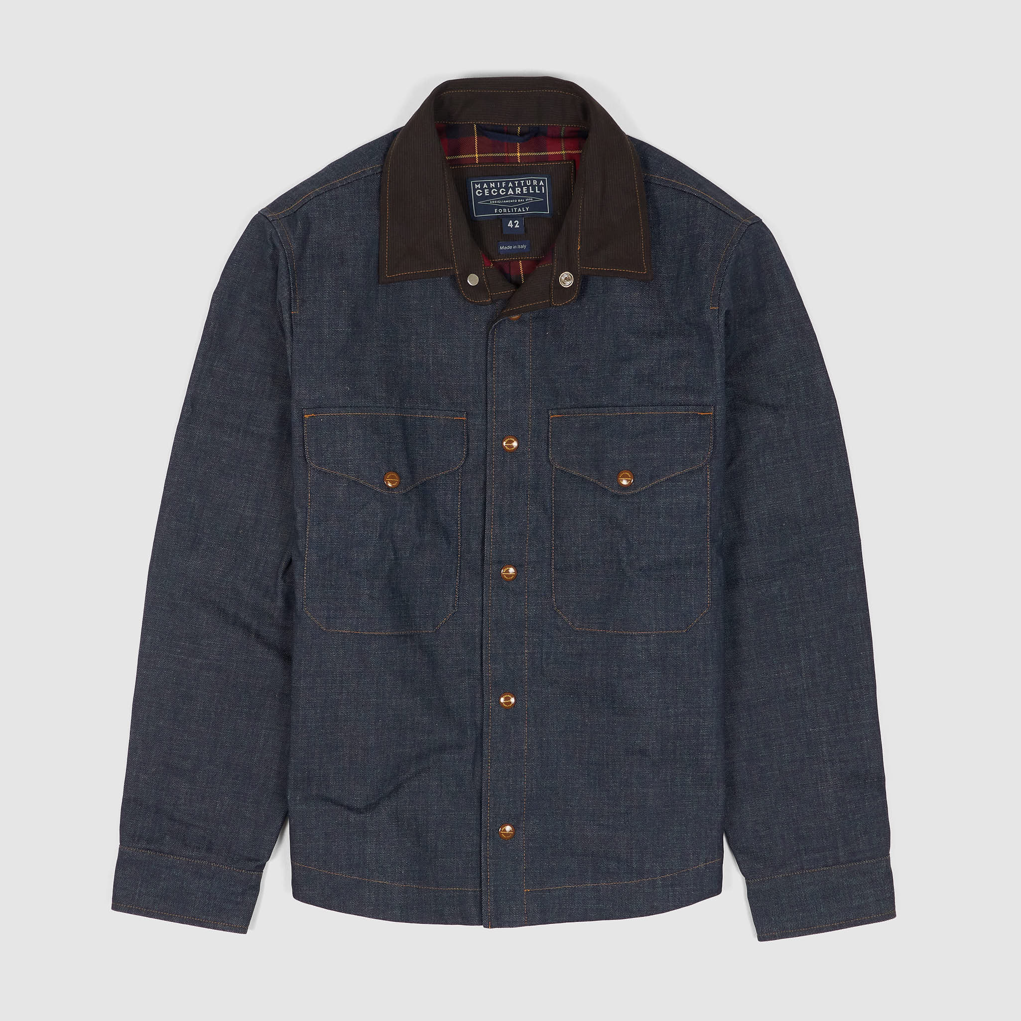 トップス MANIFATTURA CECCARELLI SHIRT filson Manifattura Cecarelli Denim Overshirt - DeeCee style