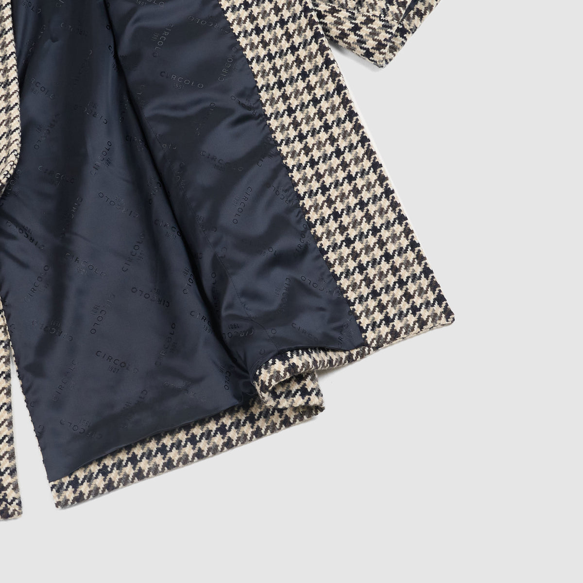 Circolo 1901 Ladies Houndstooth Wool Coat