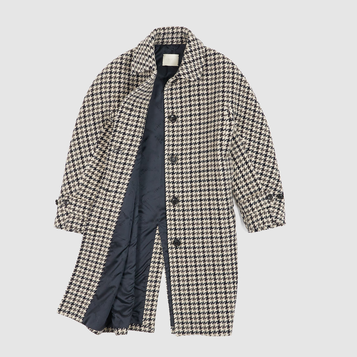 Circolo 1901 Ladies Houndstooth Wool Coat