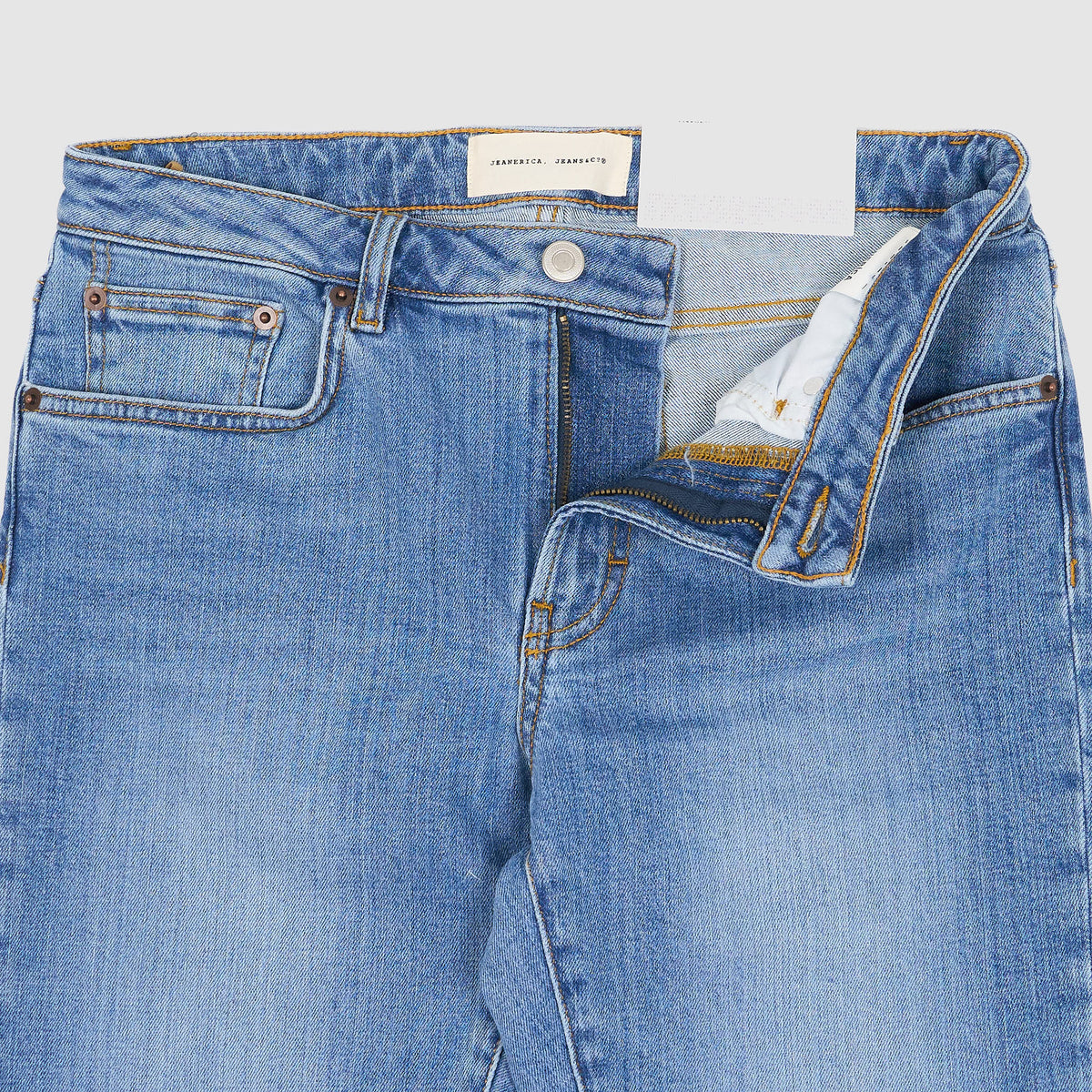 Jeanerica Ladies Straight Leg Denim 5 Pocket Jeans