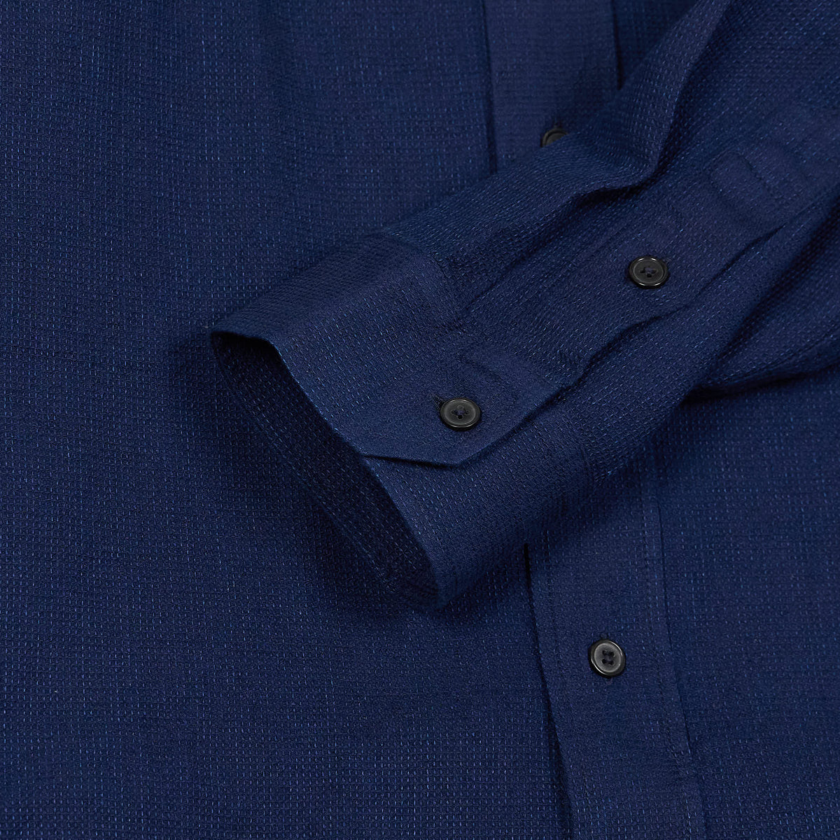 Hansen Relaxed Classic Medium Weight Indigo Dyed Cotton Shirt