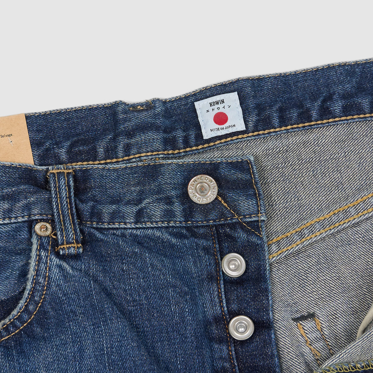 Edwin 5-Pocket Regular Straight Kurabo 14oz. Jeans