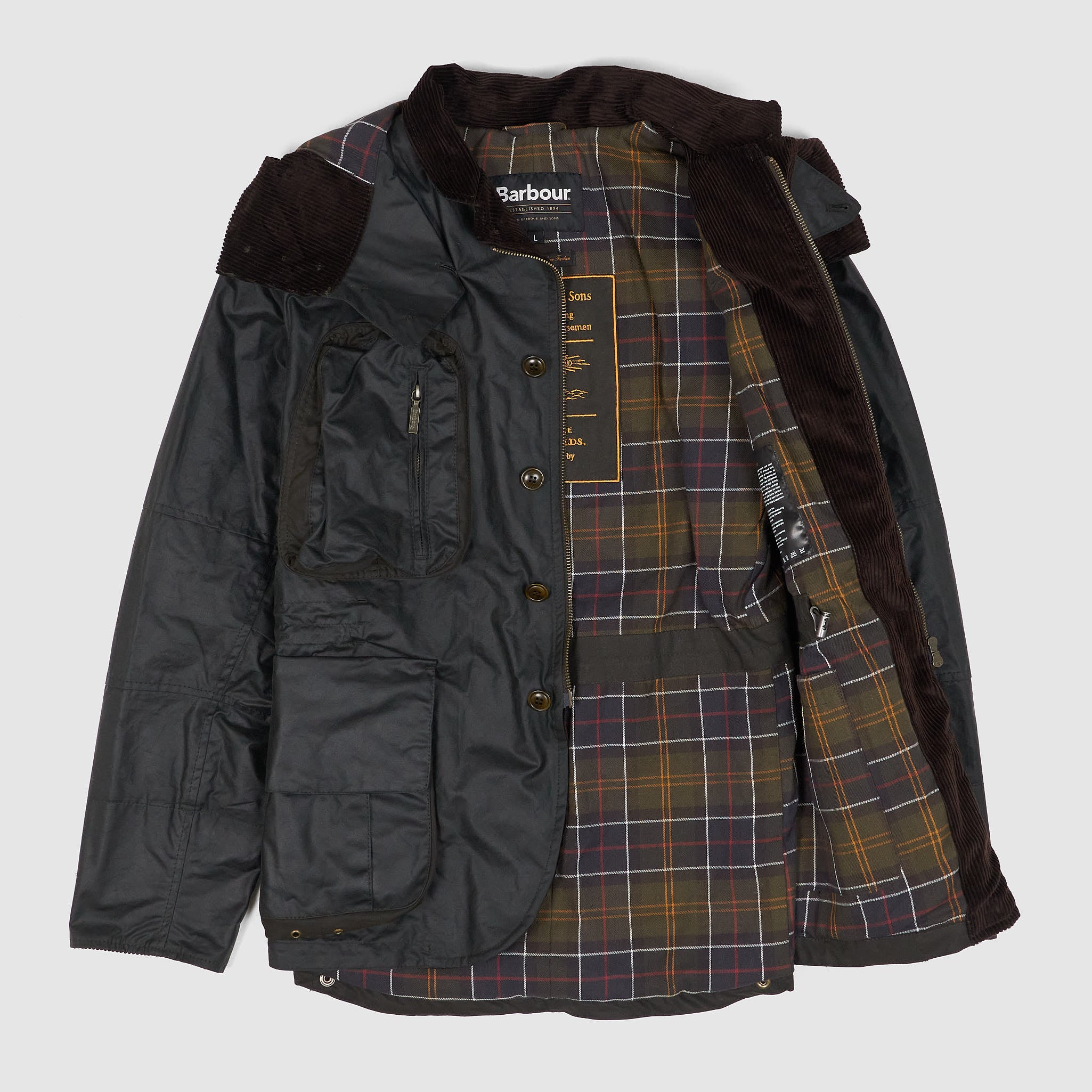 Barbour dee jacket shop