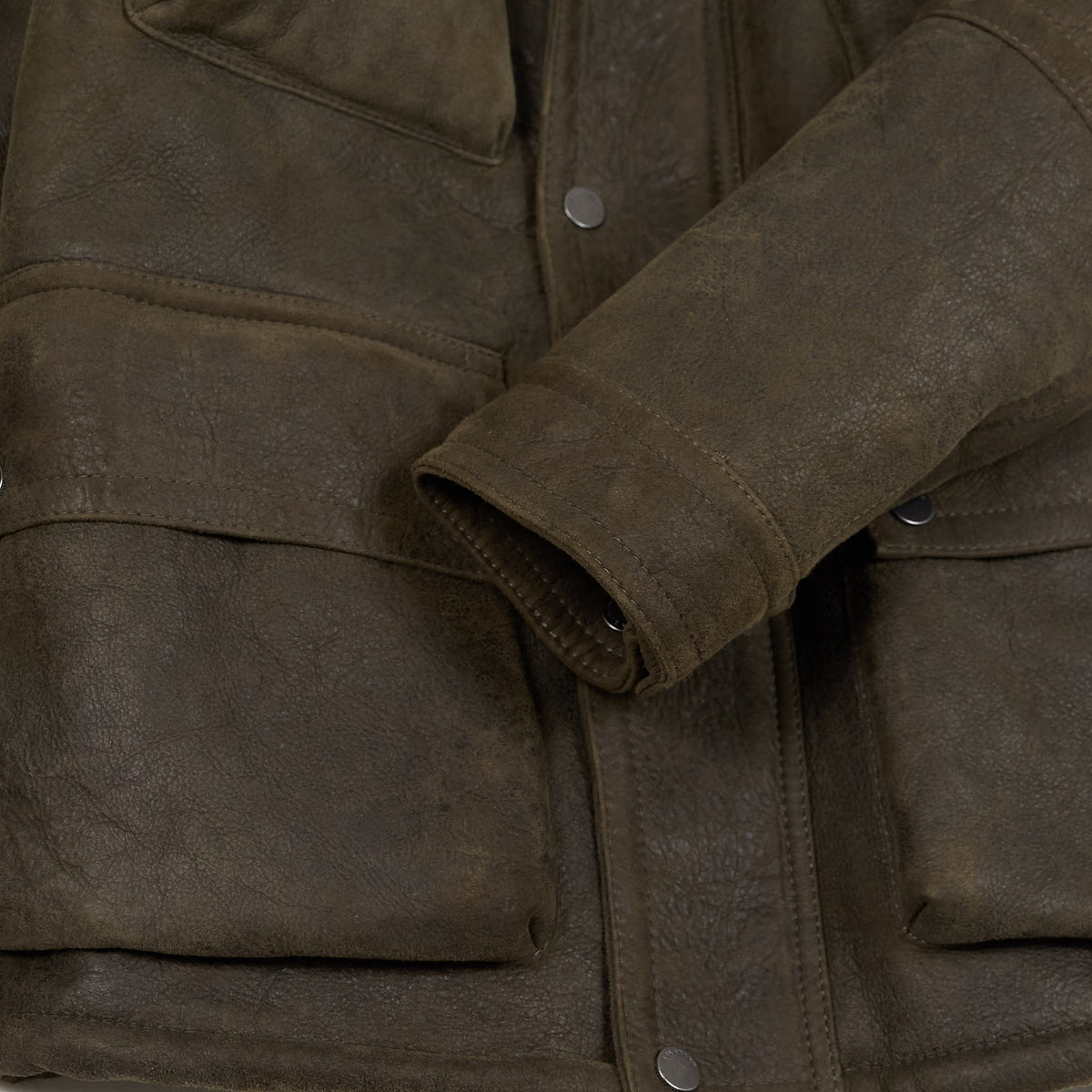 Belstaff Trailmaster Tribute Shearling Leather Coat