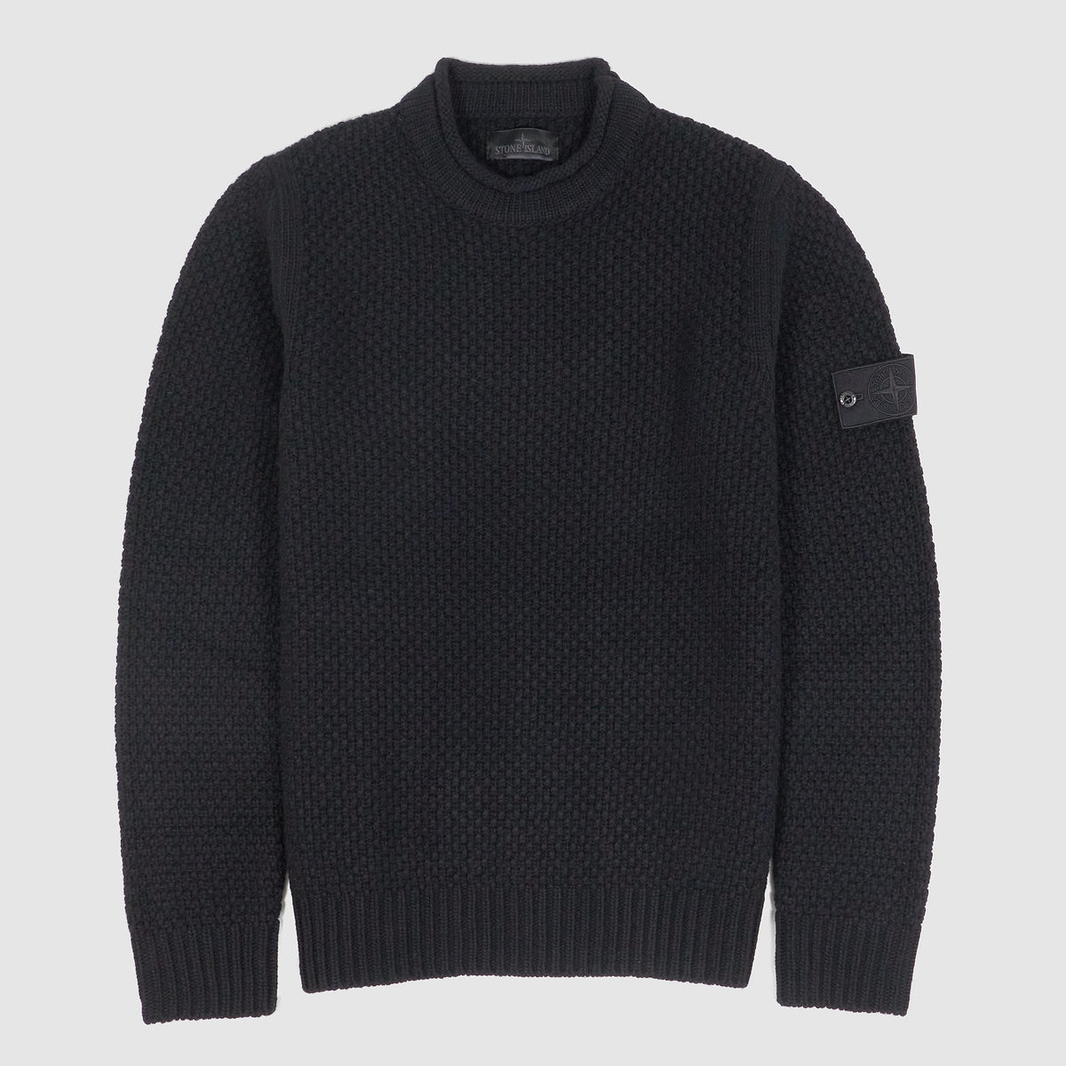 Wool Stone Island Shadow Project Black Jumper Stone Island Shadow