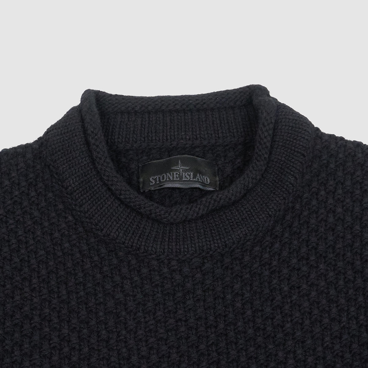 Stone Island Ghost Piece Knitted Turtle Neck Wool Jumper