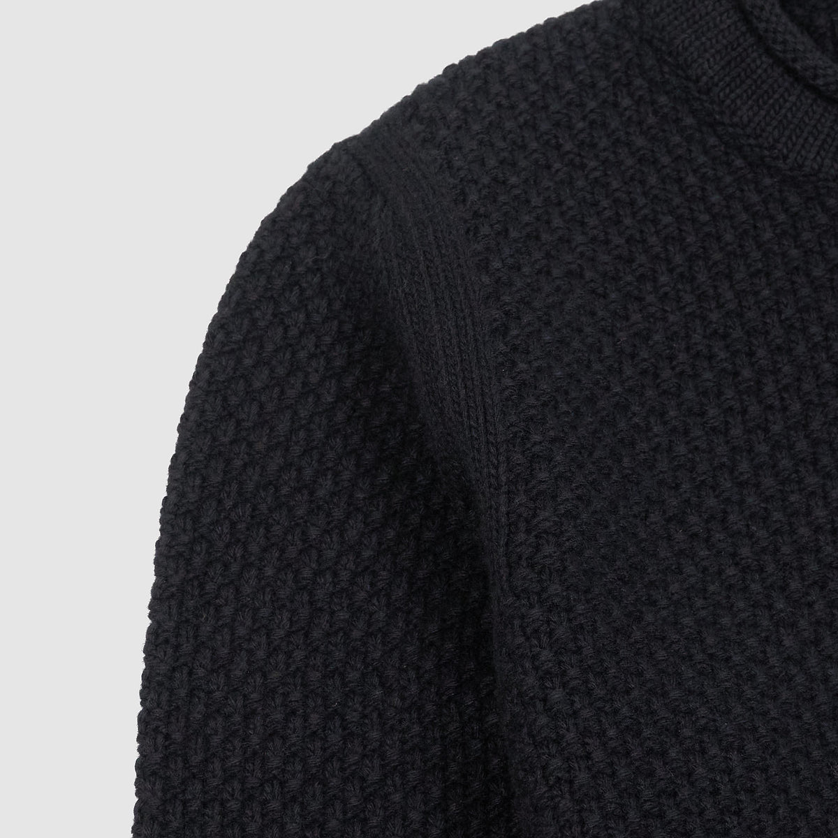 Stone Island Ghost Piece Knitted Turtle Neck Wool Jumper