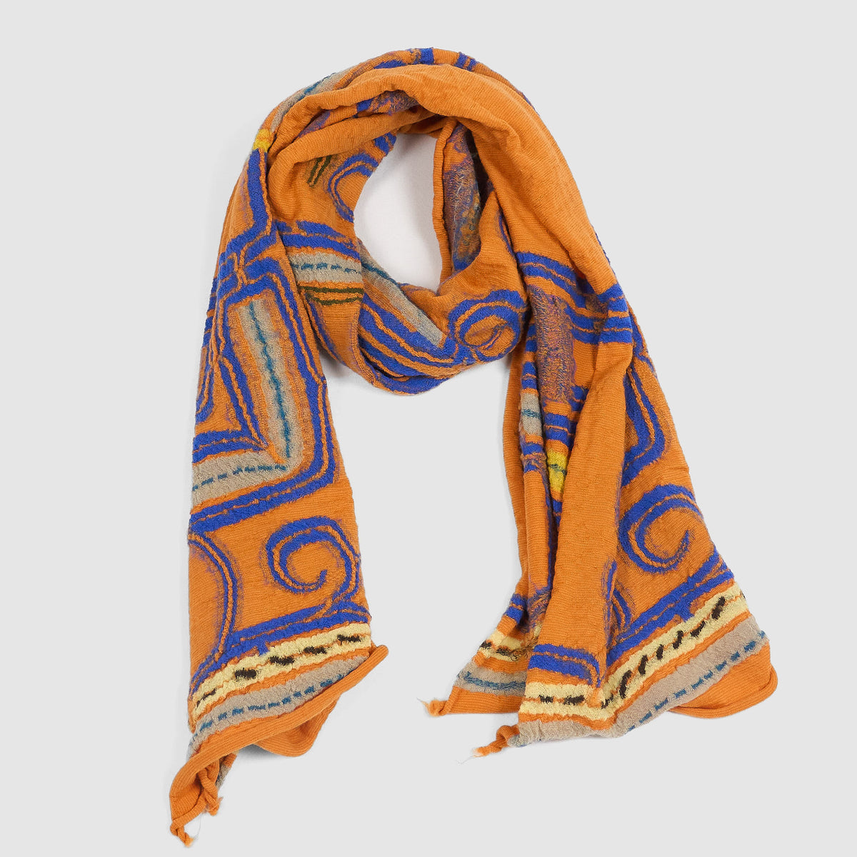 Kapital Fullig Happy Pop Ainu Wool Scarfs