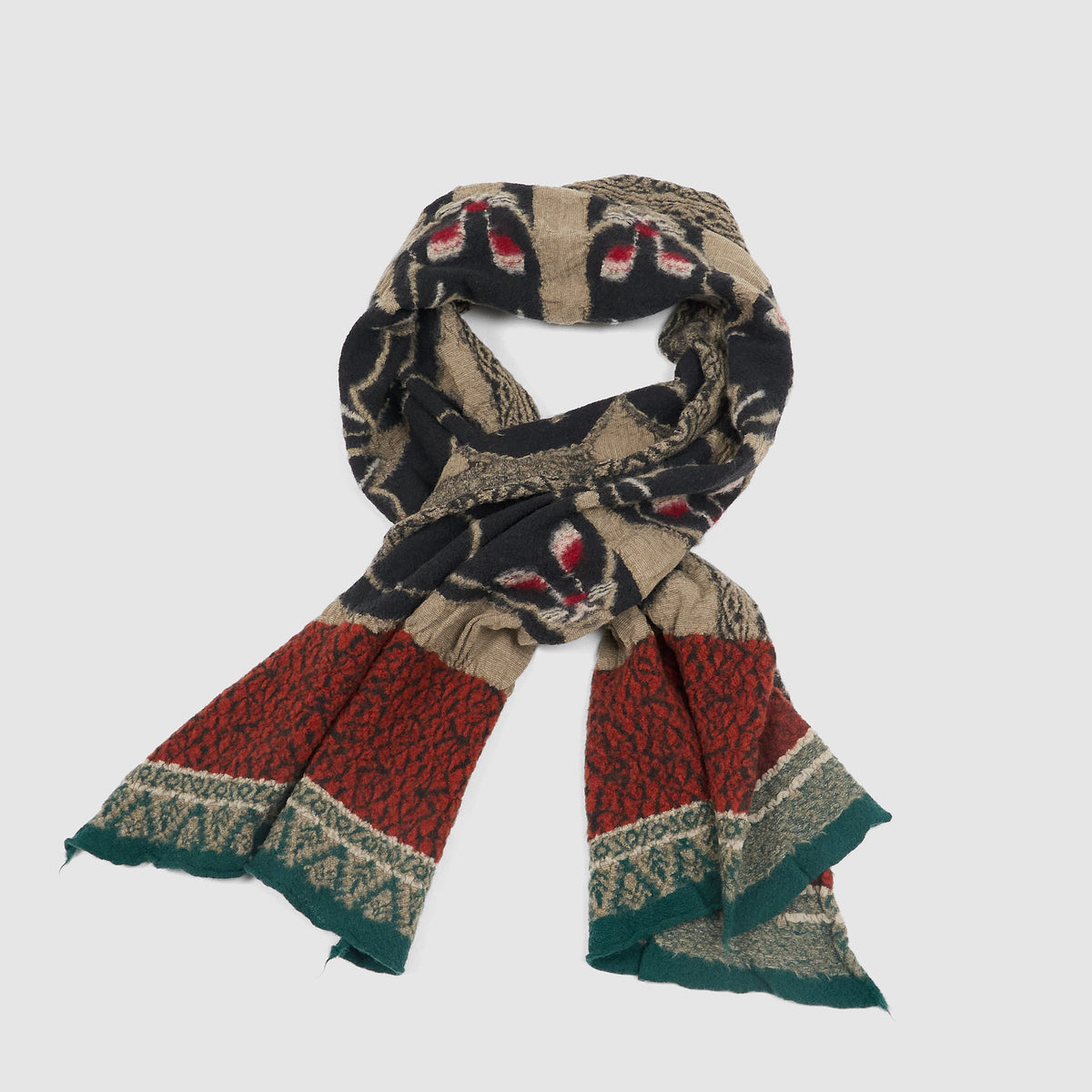 Kapital Bagdad Cat Wool Scarfs