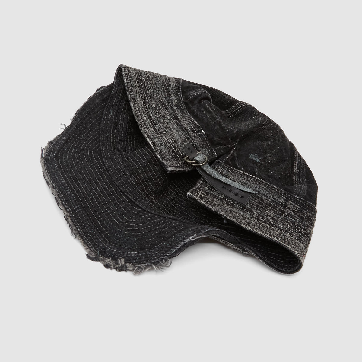 Kapital Black Denim Cap The Old Man and Sea