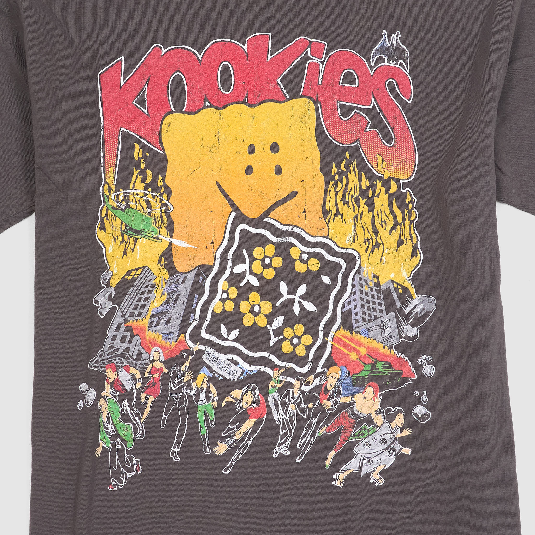 Kapital Buster Kookies Bowy Printed Crew Neck T-Shirt - DeeCee style