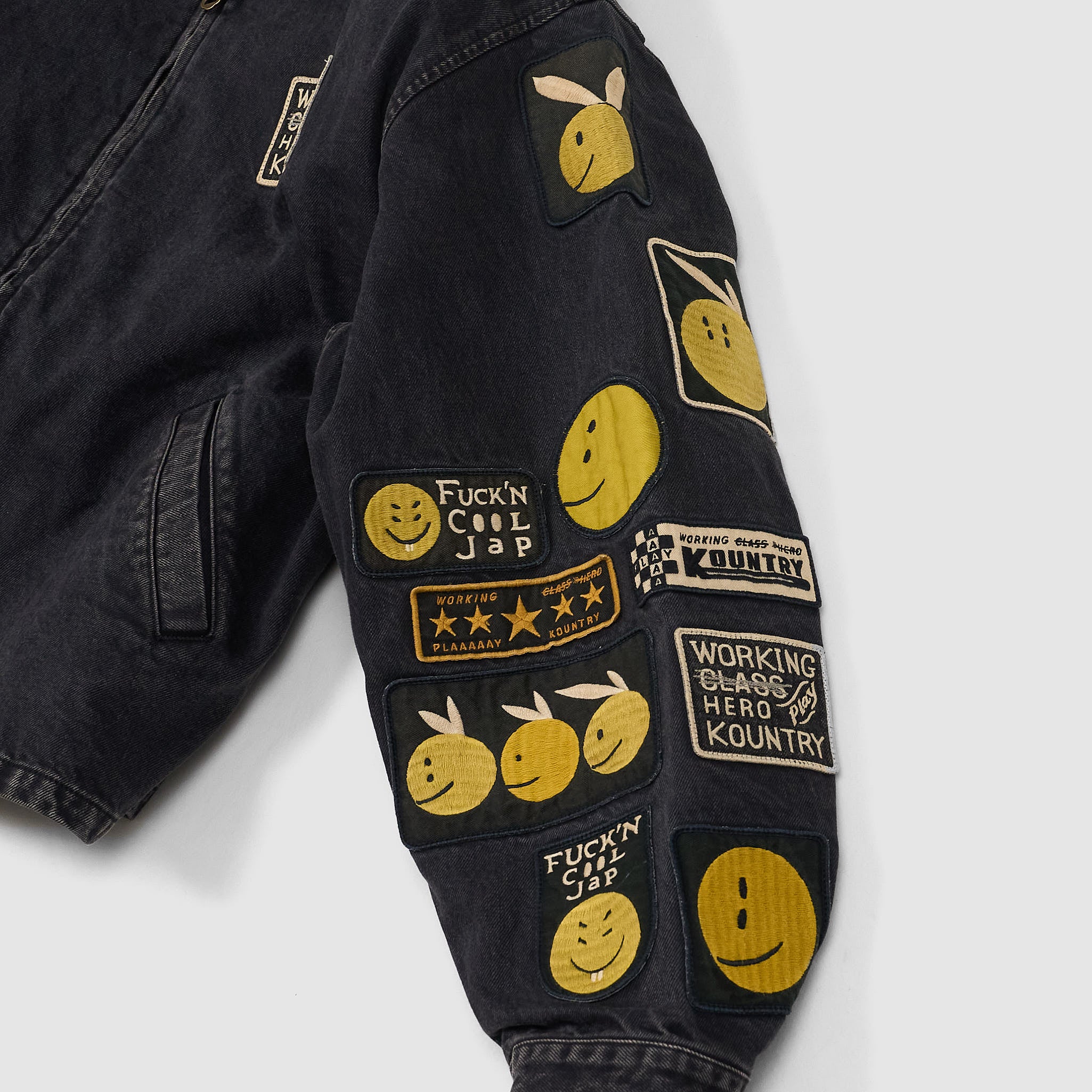 Kapital 14 oz. Smiley Lined Denim Jacket - DeeCee style