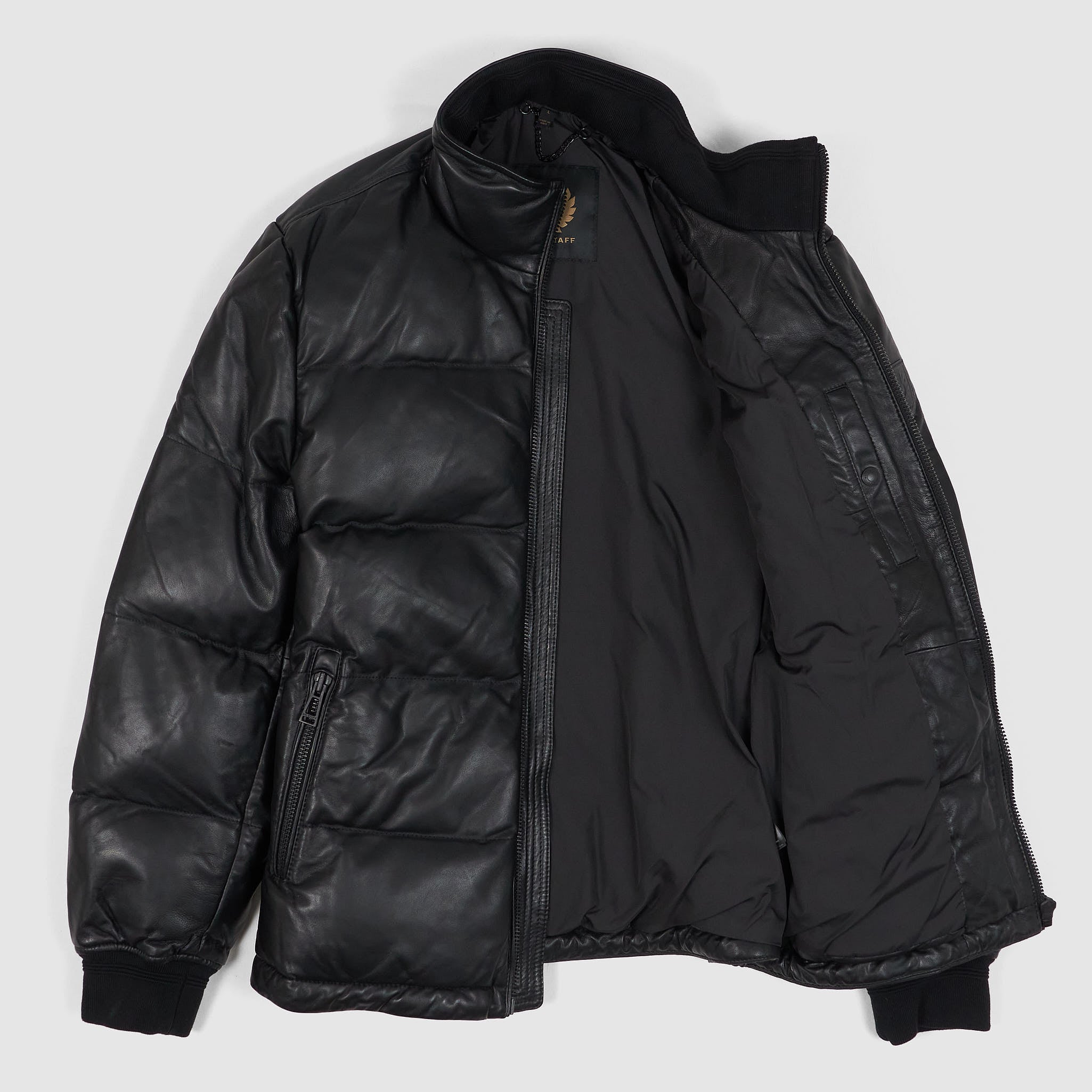 Belstaff Fine Quality Padded Nappa Leather Jacket - DeeCee style