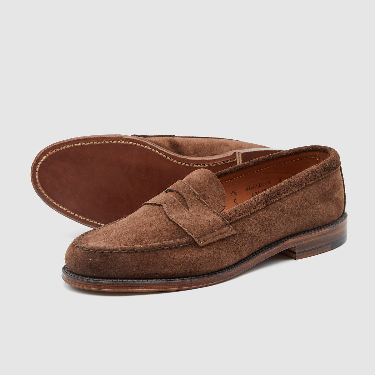 Alden Penny Loafer Snuff Suede 6245F