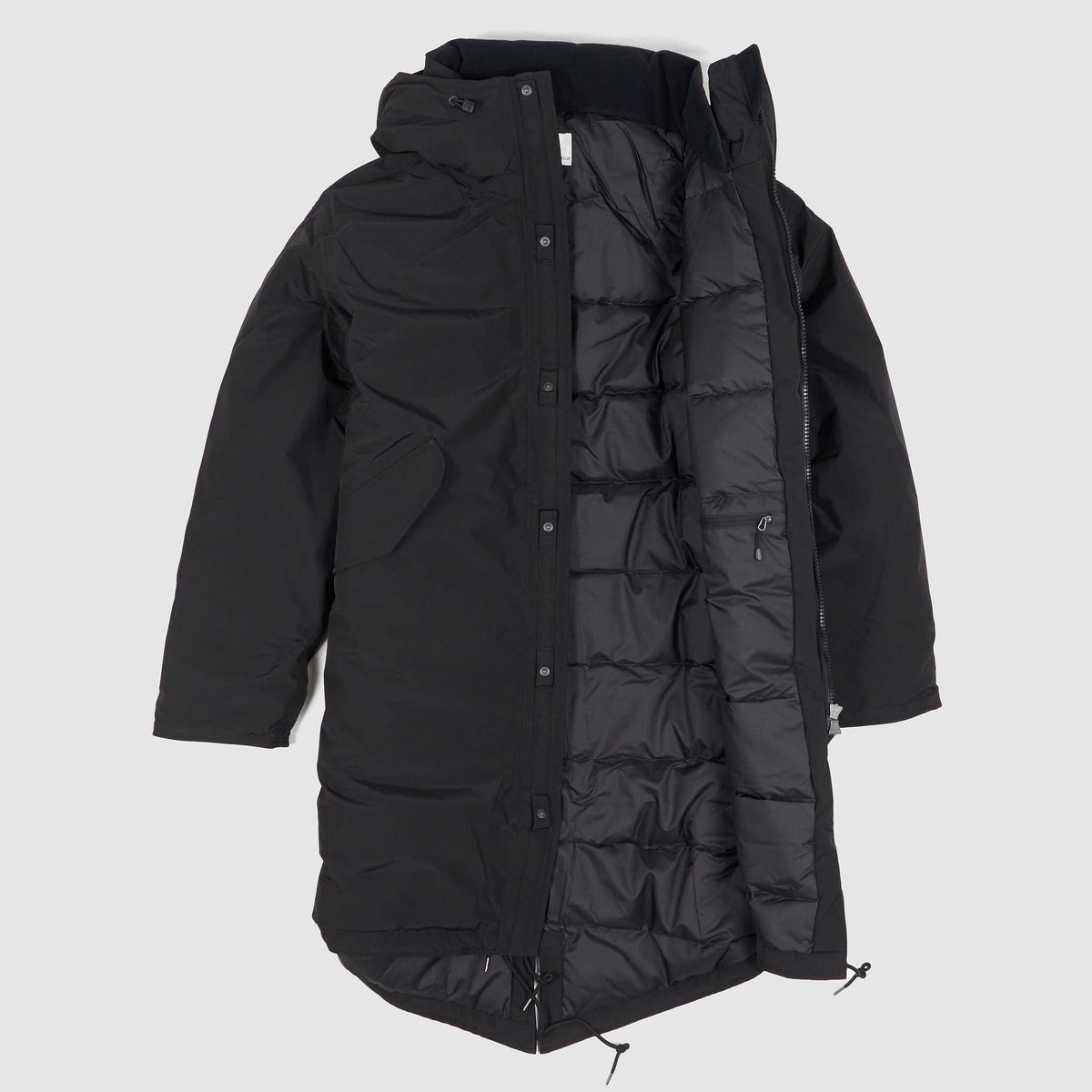 Nanamica Padded Gore-Tex Hooded Fishtail Down Parka