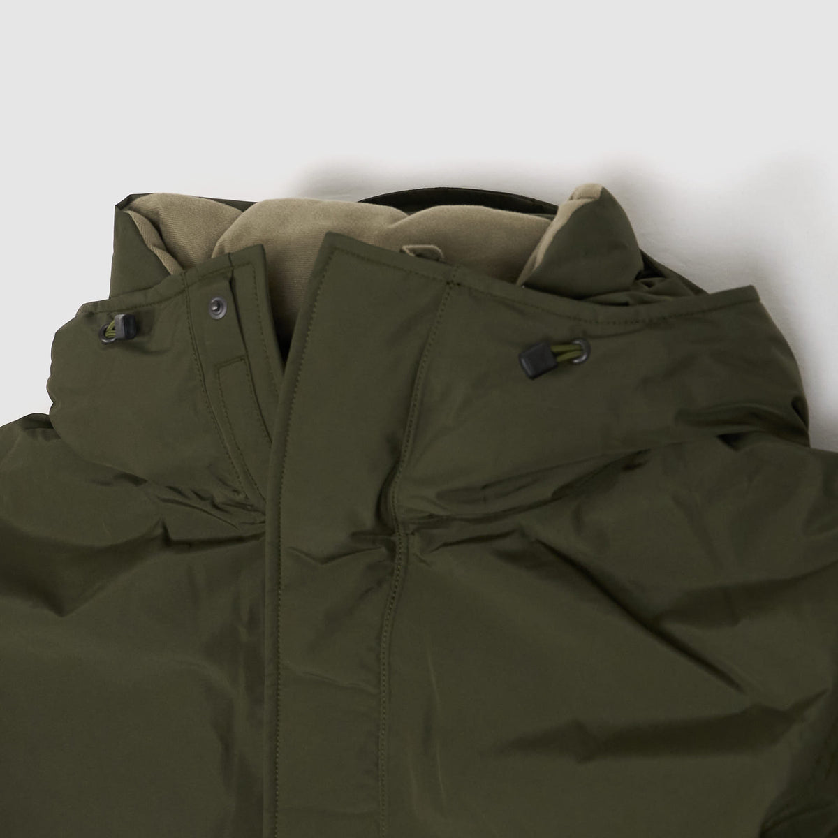 Nanamica Padded Gore-Tex Hooded Fishtail Down Parka