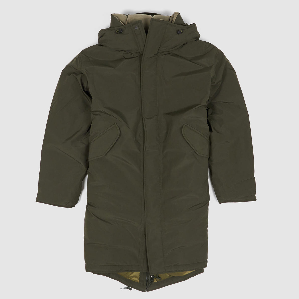 Nanamica Padded Gore-Tex Hooded Fishtail Down Parka