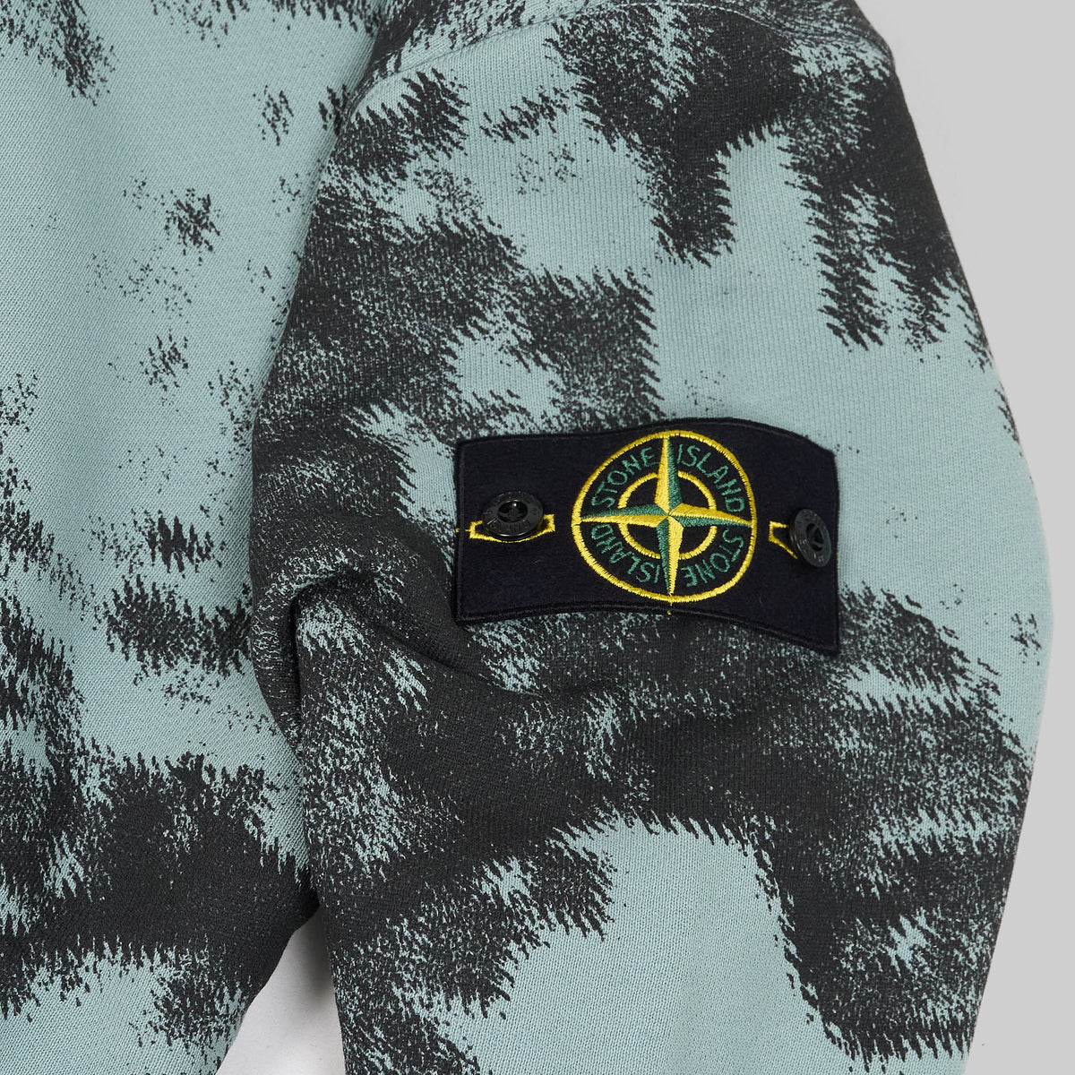 Stone Island Crew Neck Printed Sweatshirt Pullover