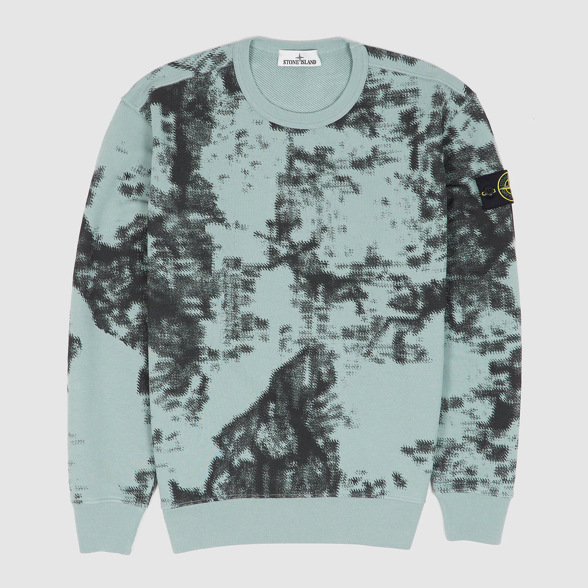 Stone Island Crew Neck Printed Sweatshirt Pullover