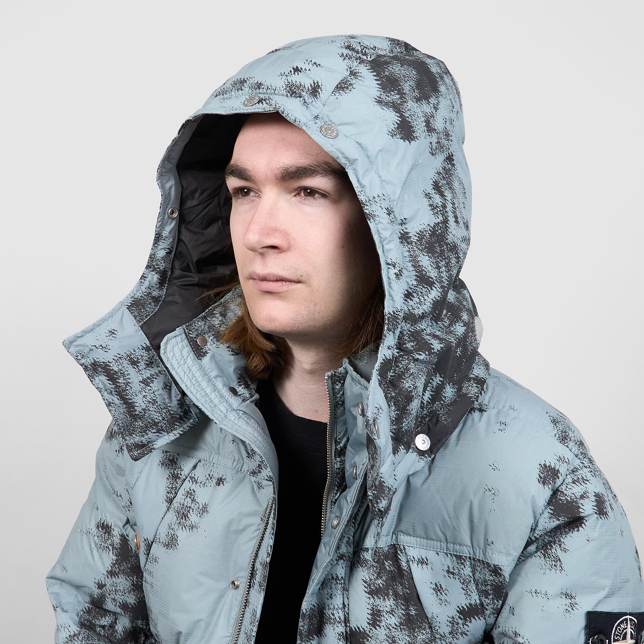 Stone Island Camouflage Down Ice Jacket - DeeCee style