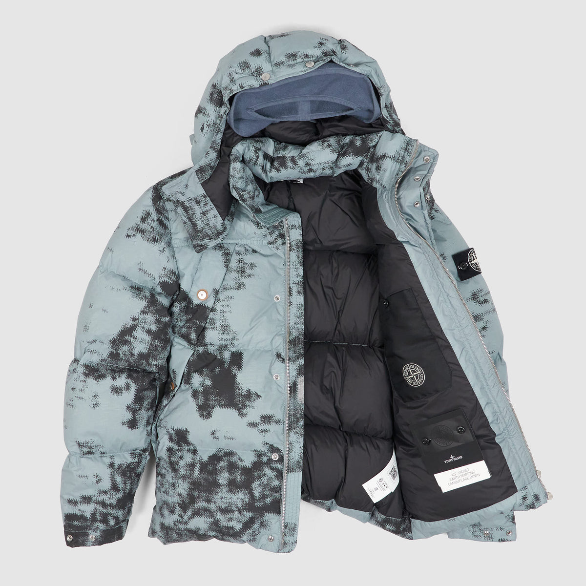 Stone Island  Camouflage Down Ice Jacket