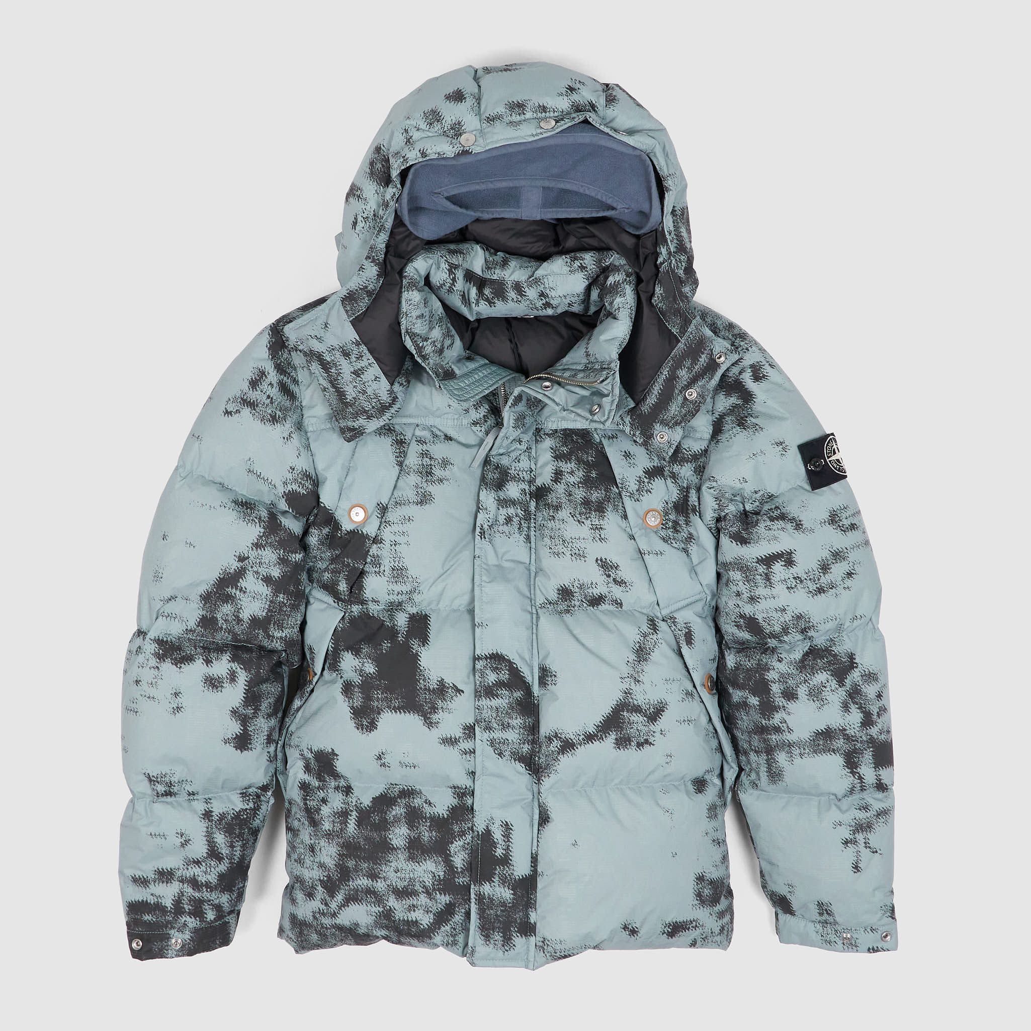 Stone Island Camouflage Down Ice Jacket - DeeCee style