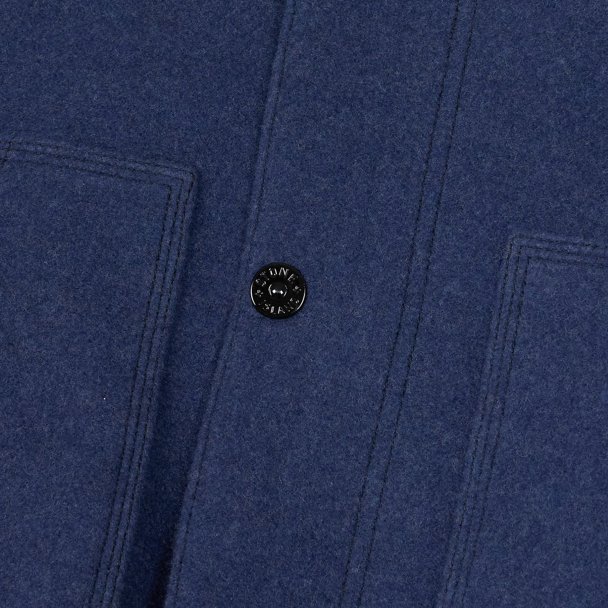 Stone Island Full Zip Wool Workwear Jacket