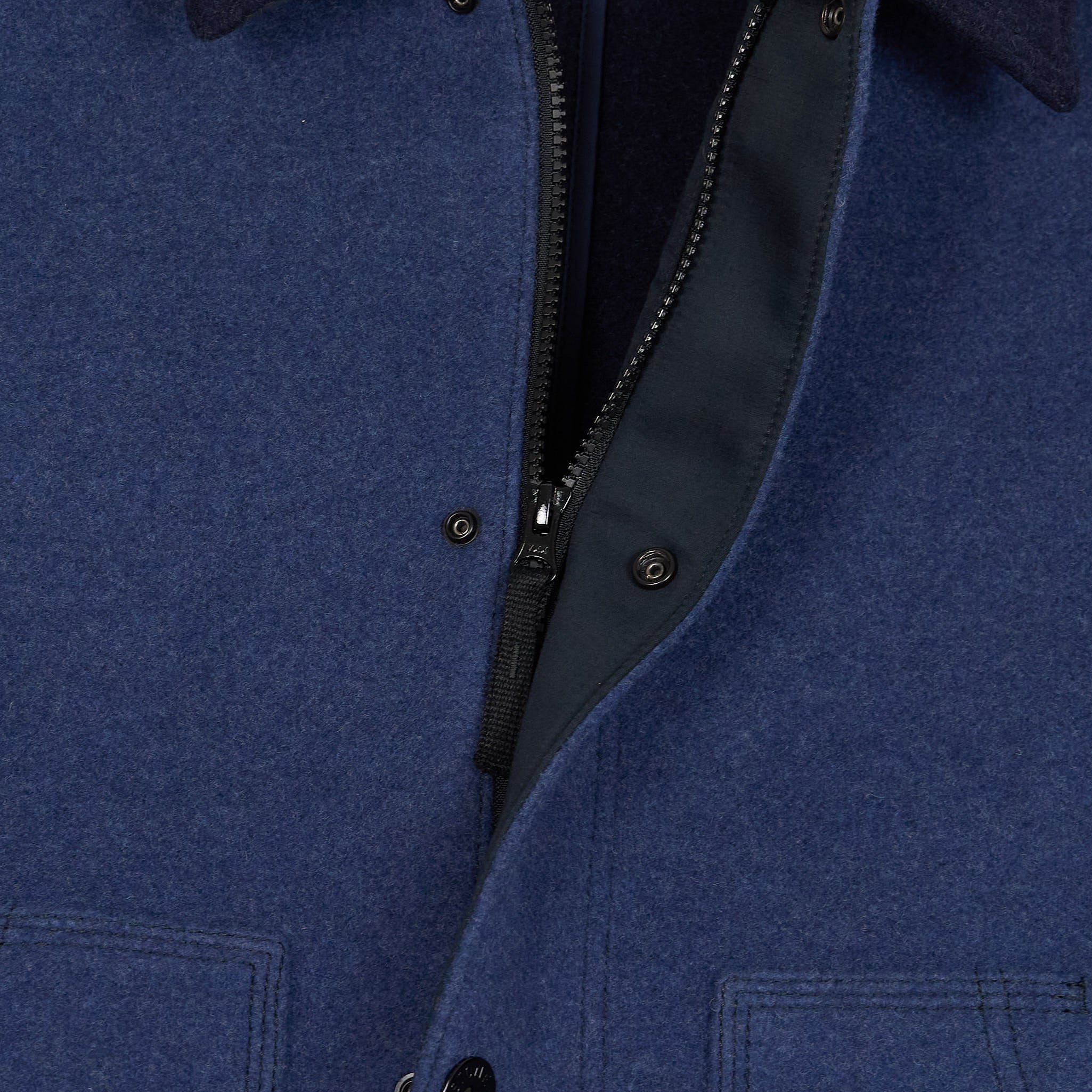 Stone Island Full Zip Wool Workwear Jacket - DeeCee style