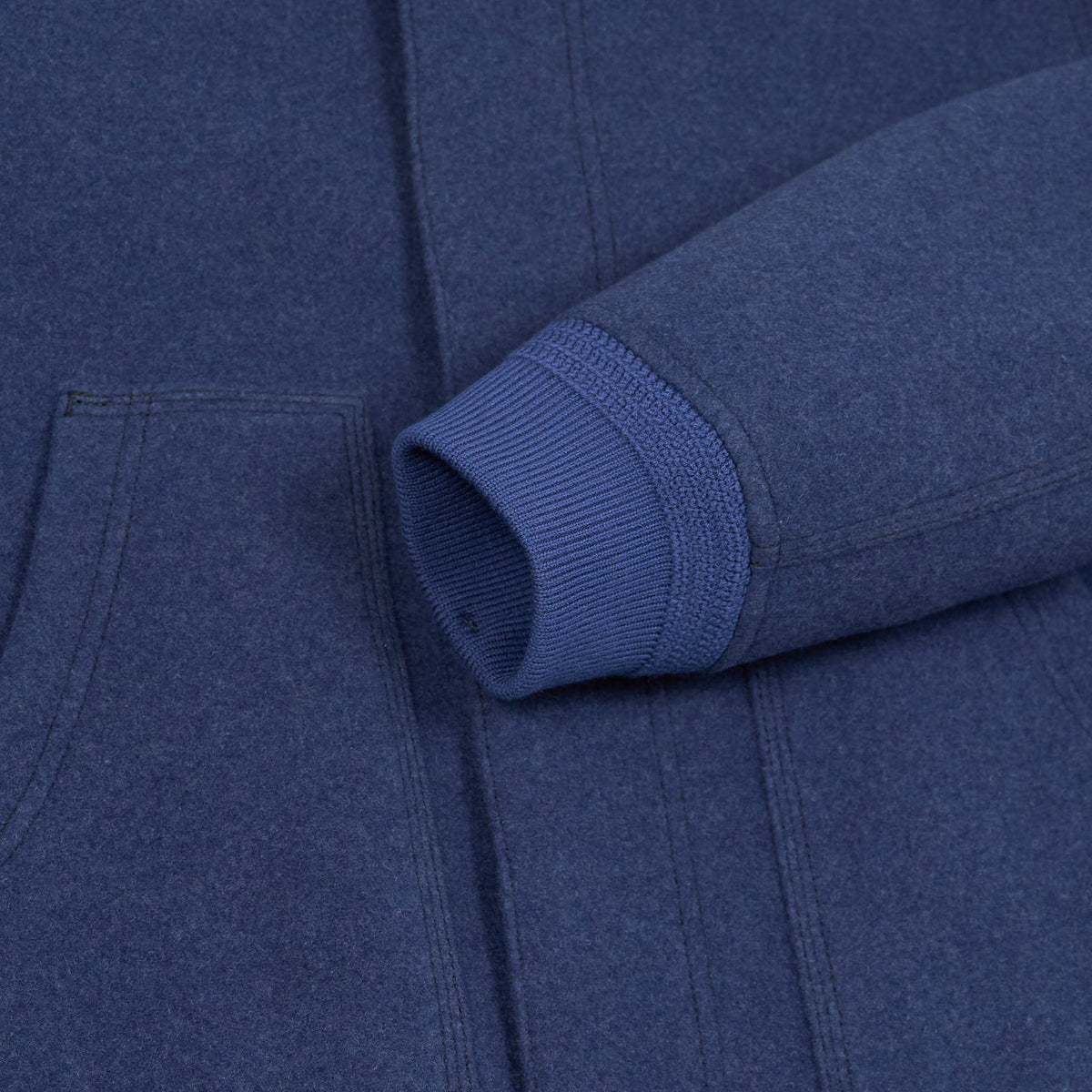 Stone Island Full Zip Wool Workwear Jacket