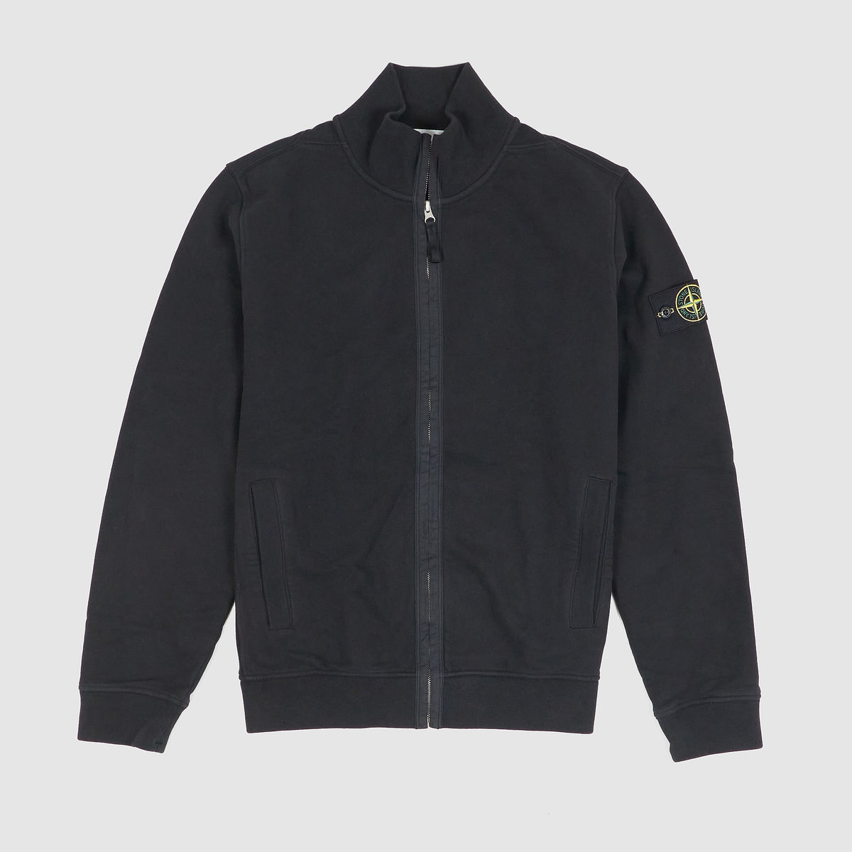Stone Island Full Zip Standup Collar Sweat Shirt Cardigan