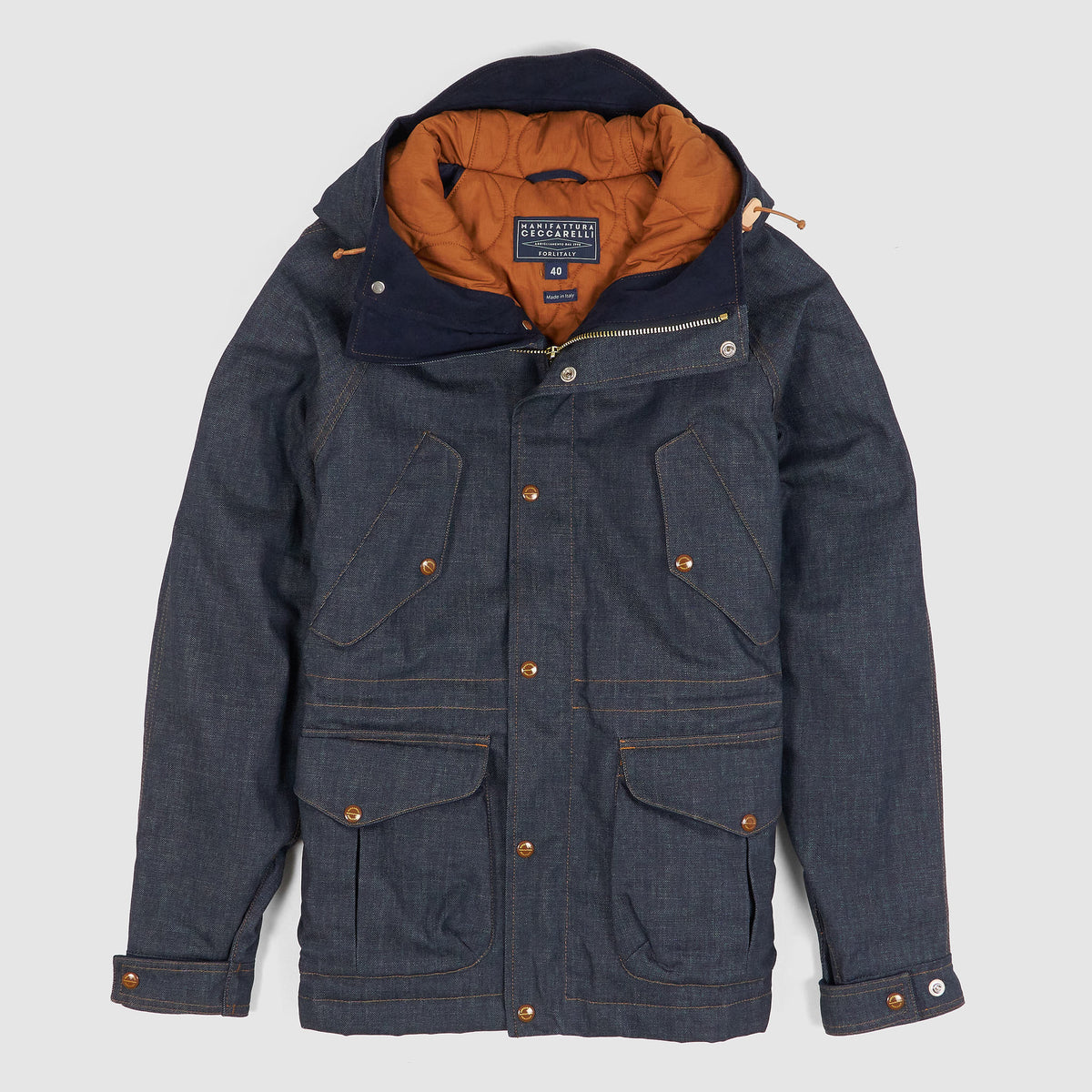 Manifattura Ceccarelli Denim Fischerman Parka