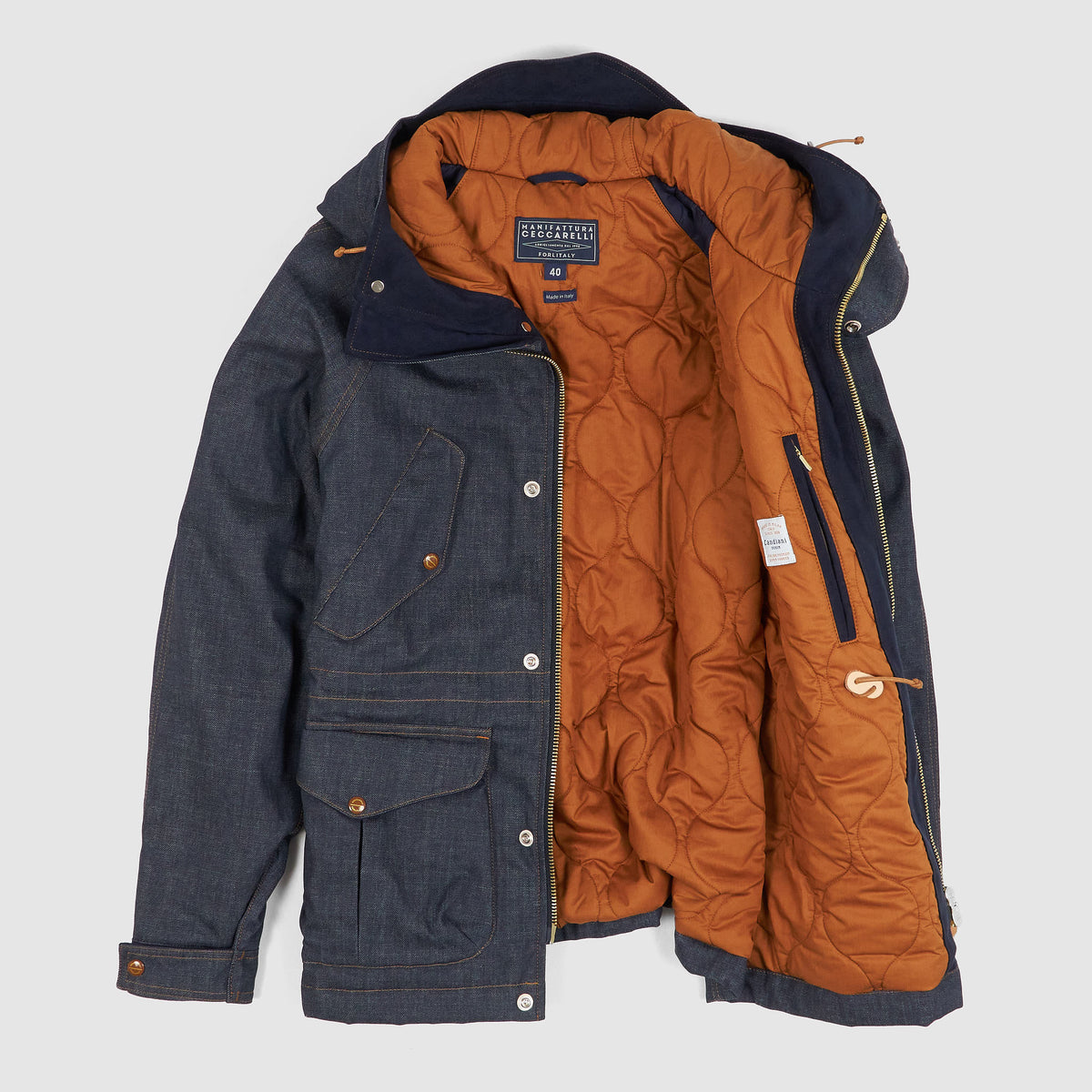 Manifattura Ceccarelli Denim Fischerman Parka