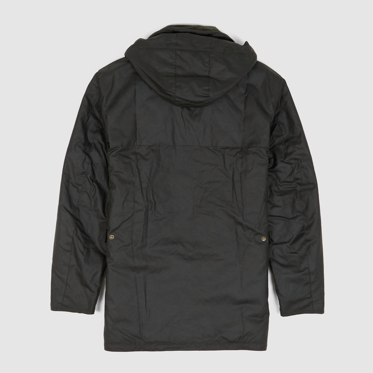 Barbour Warm Quilted Waxed 6oz. Cloth Parka with Removable Hood