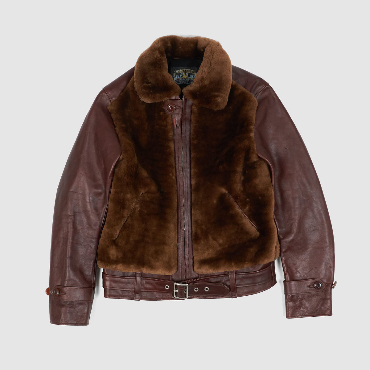 Double Helix Chief Leather Grizzly Jacket