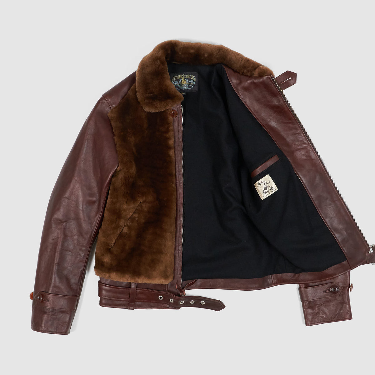 Double Helix Chief Leather Grizzly Jacket