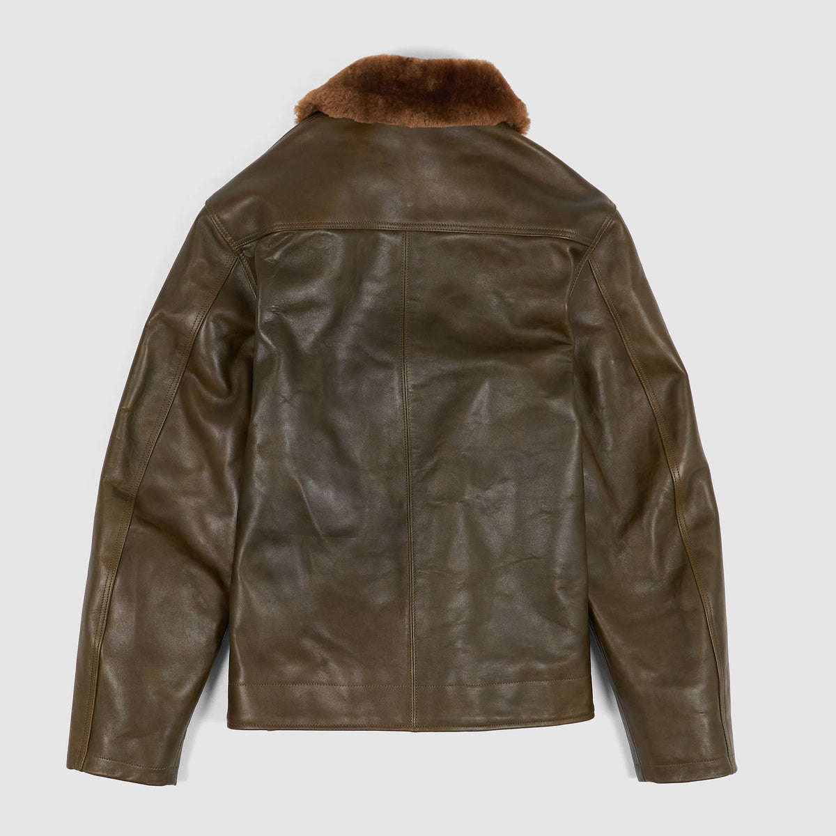 Double Helix Type N1 Leather Deck Jacket