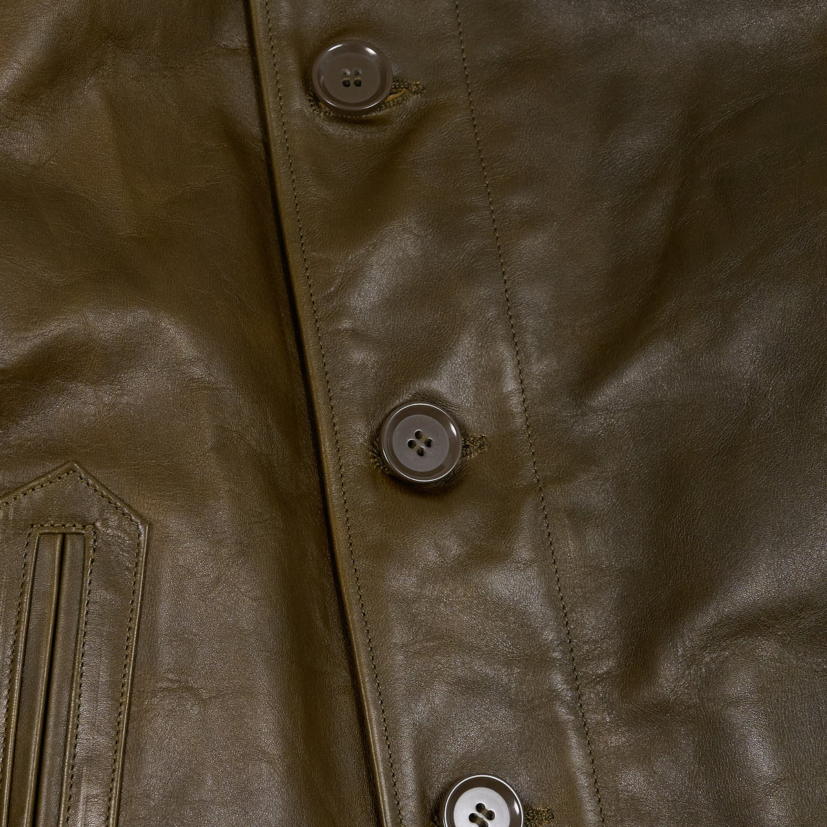 Double Helix Type N1 Leather Deck Jacket