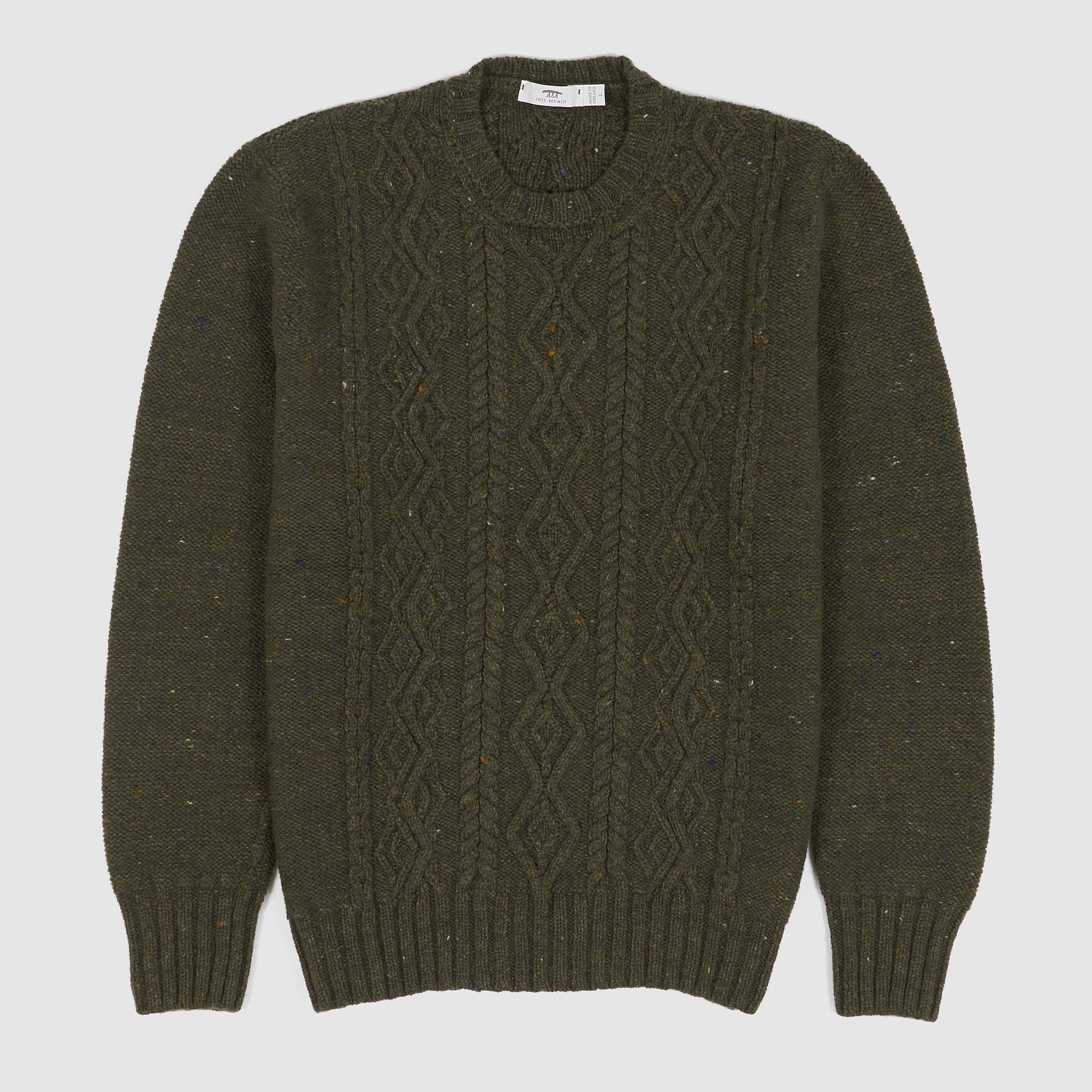 Inis Meáin Aran Cashmere/ Merino Wool Crew-Neck Pullover - DeeCee