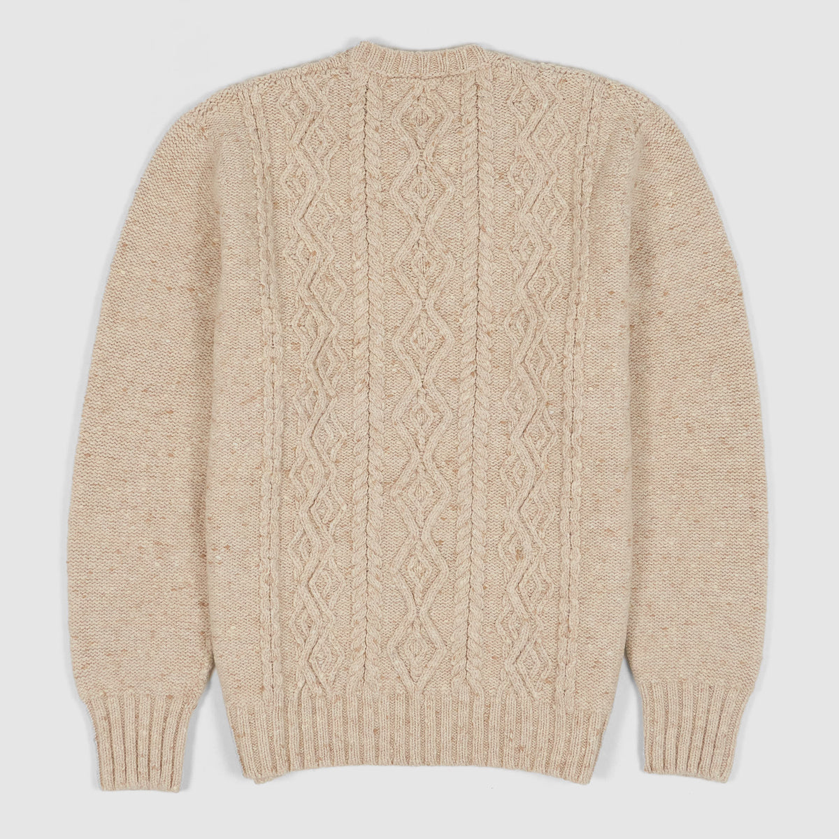 Inis Meáin Aran Cashmere/ Merino Wool Crew-Neck Pullover