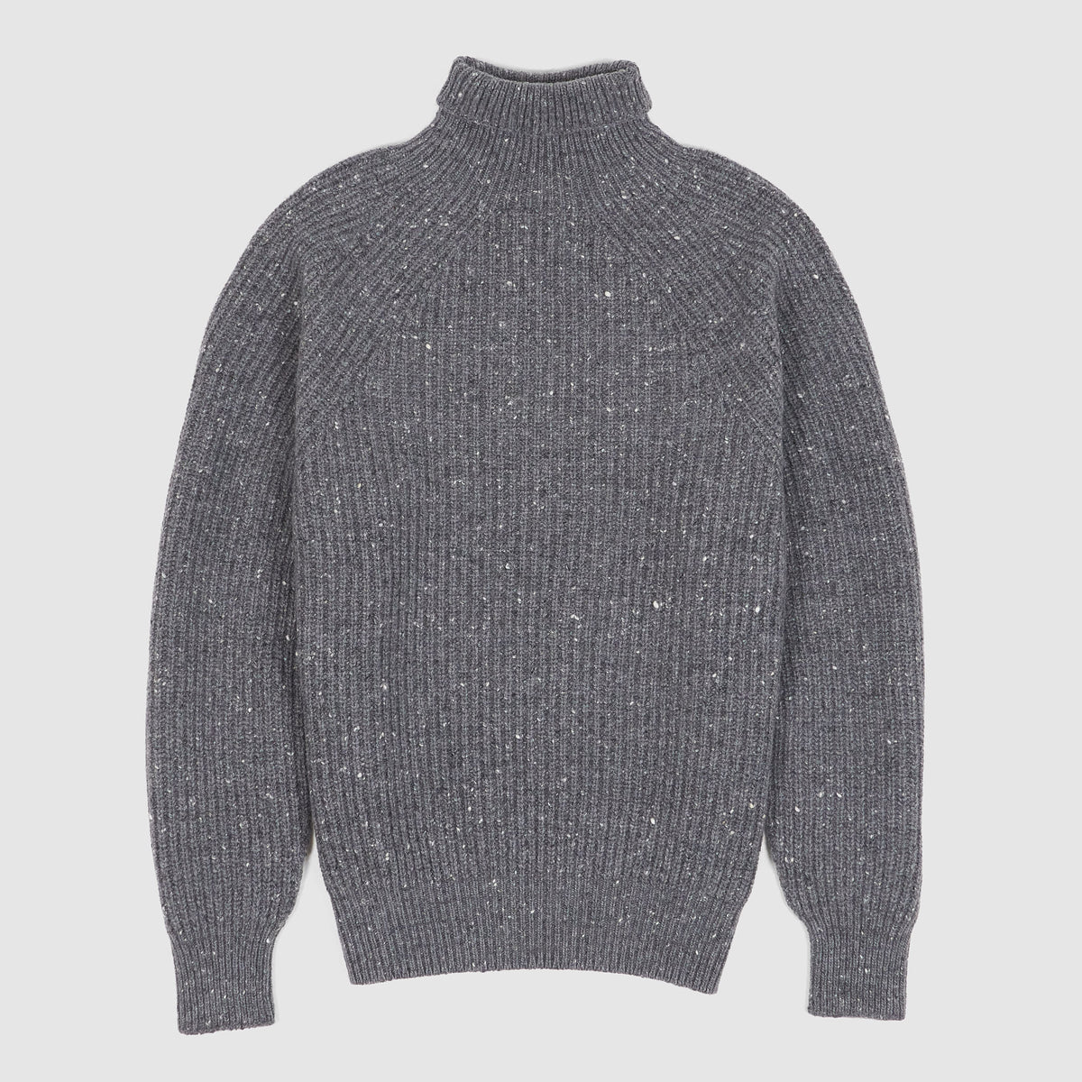 Inis Meáin Boat Builder Merino Cashmere Knitted Roll-Neck Jumper