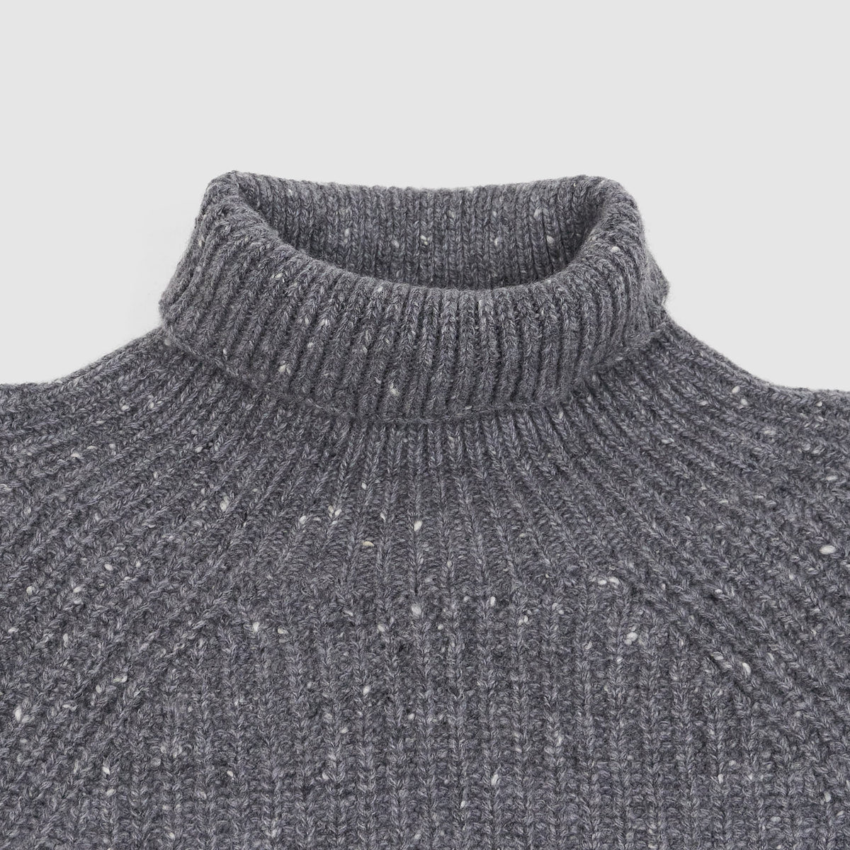 Inis Meáin Boat Builder Merino Cashmere Knitted Roll-Neck Jumper