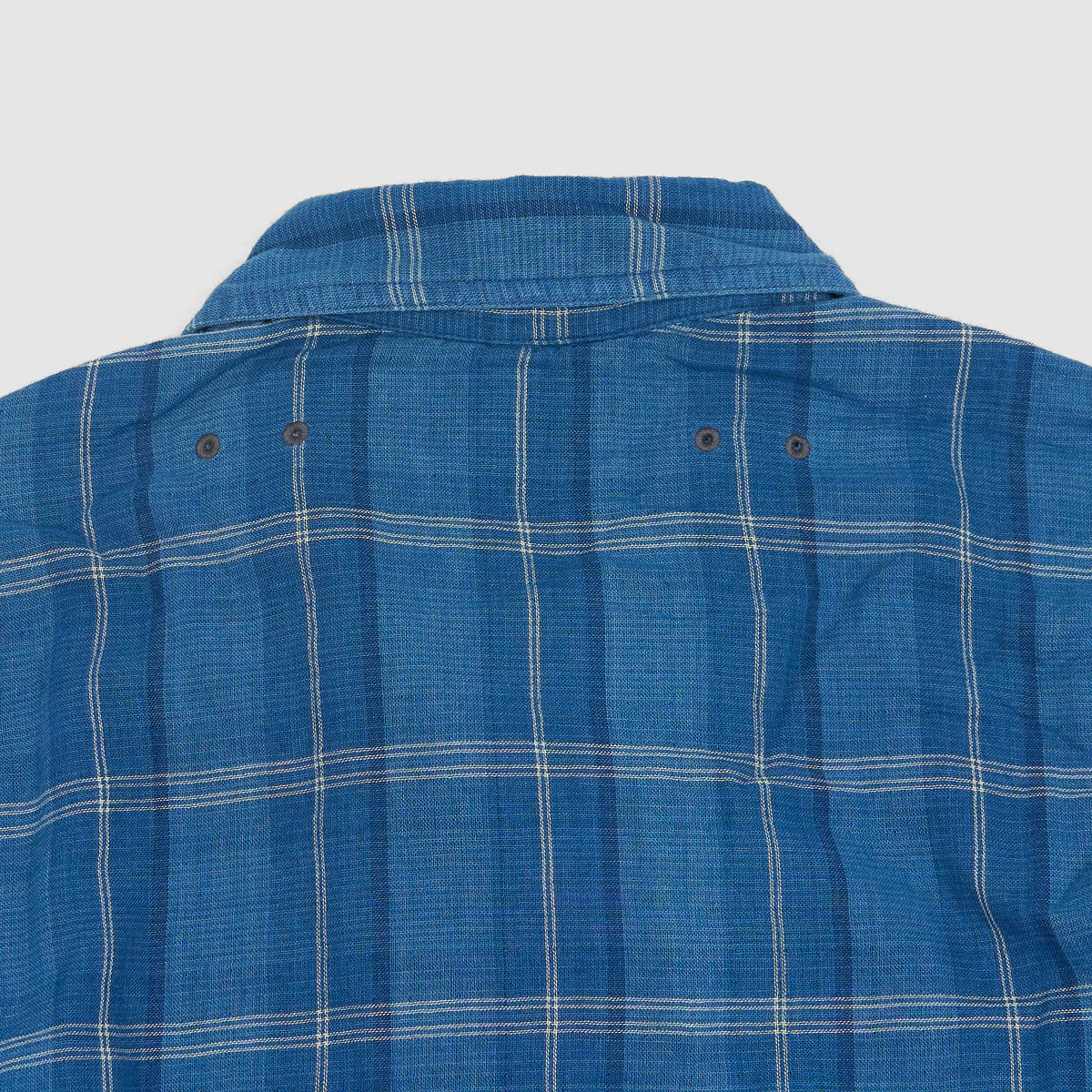 Double RL Indigo Plaid Doubleface Shirt