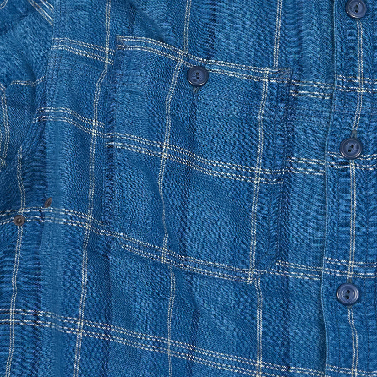 Double RL Indigo Plaid Doubleface Shirt